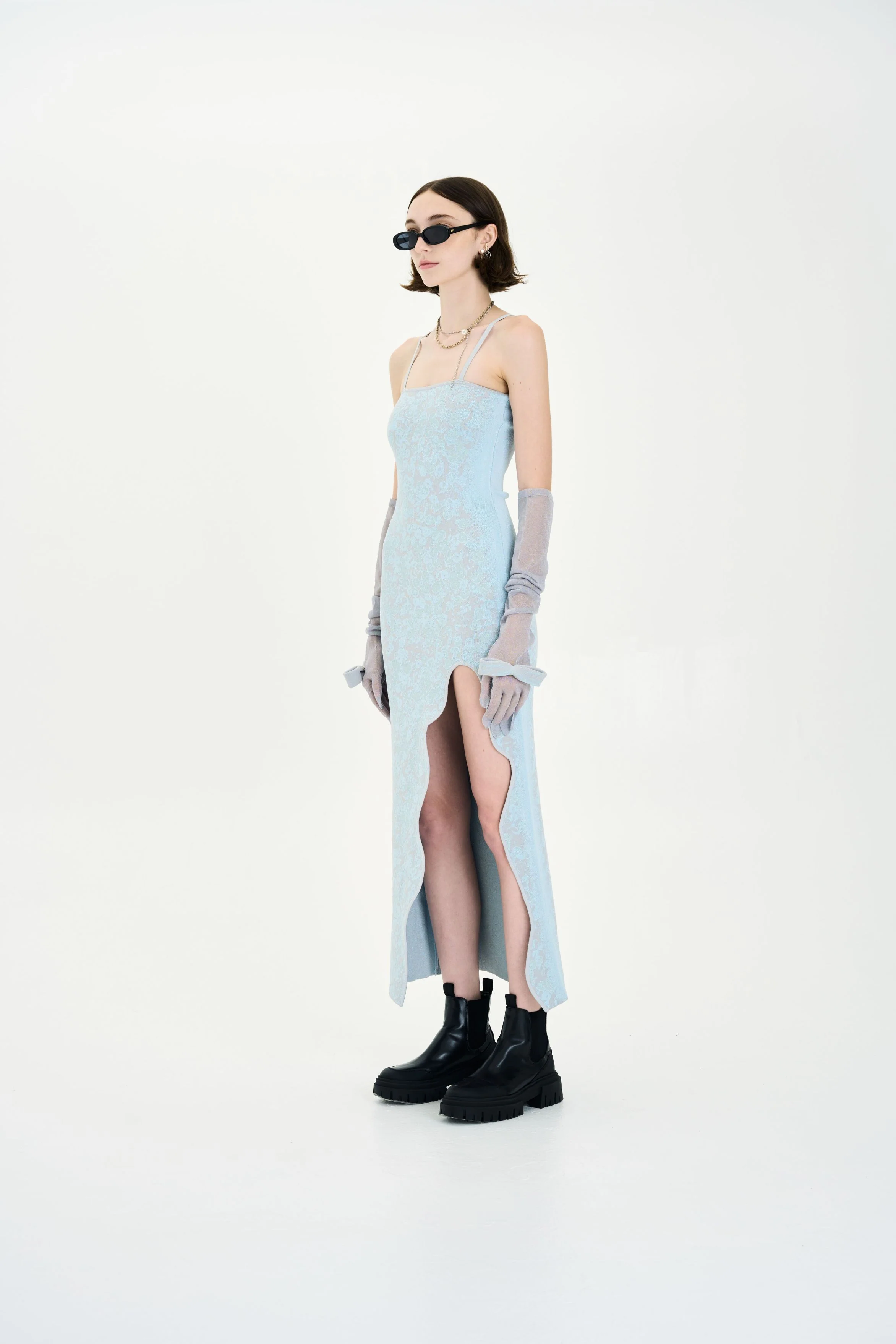 HEATHER SEQUINS PRINT MAXI TANK DRESS - Image 3