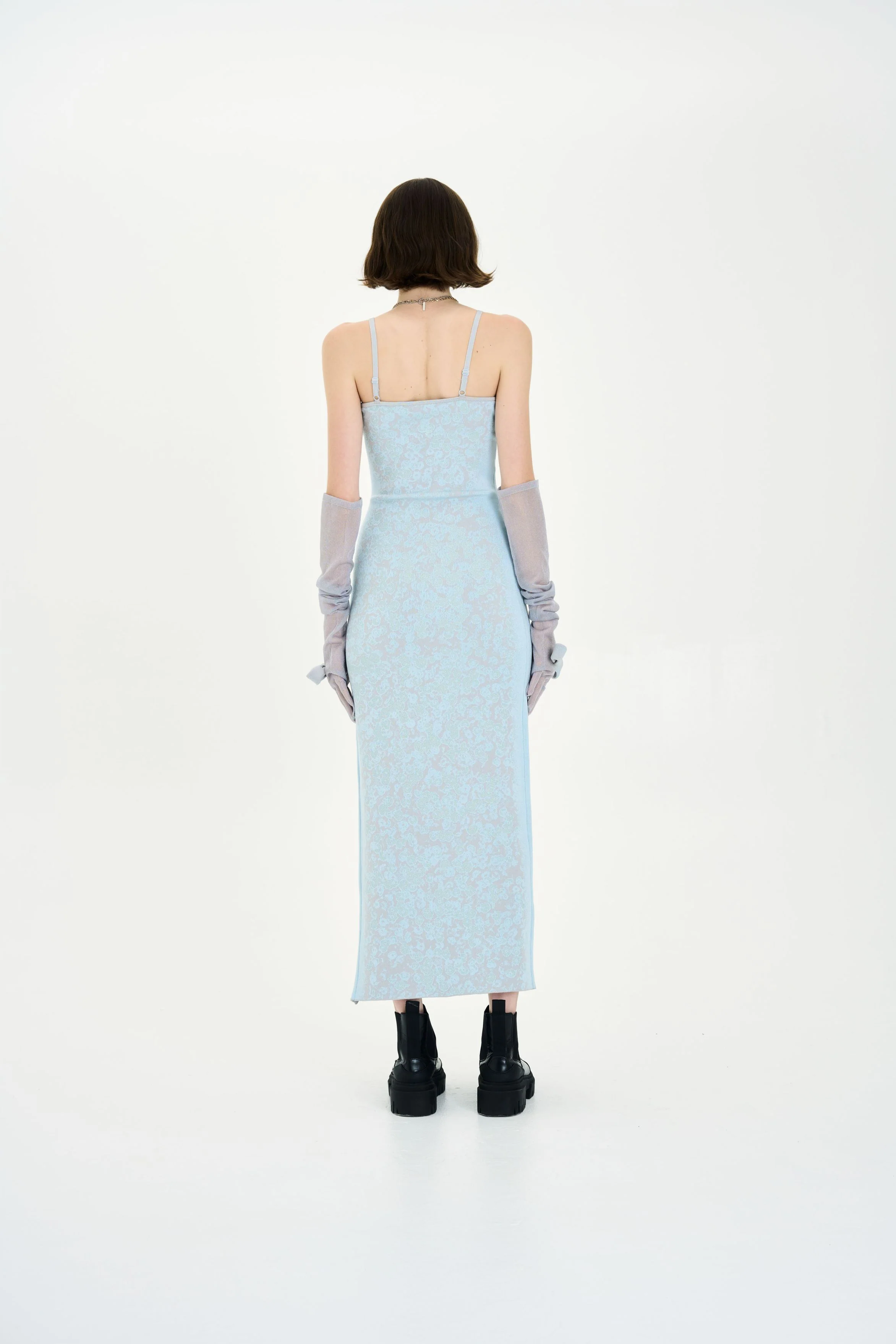 HEATHER SEQUINS PRINT MAXI TANK DRESS - Image 4