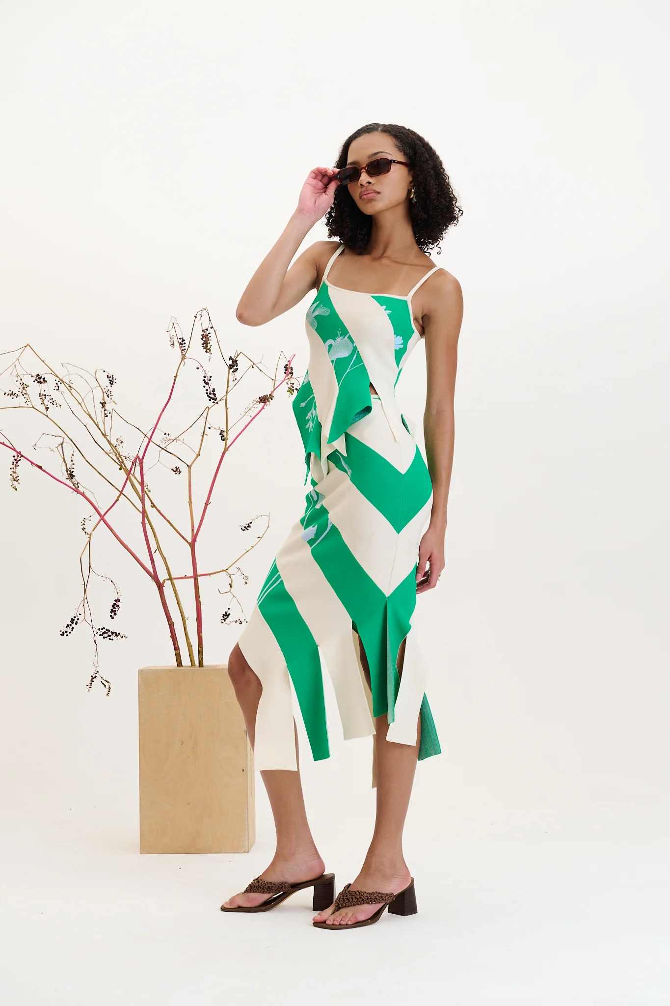 HESPER UV REACTIVE MIDI SKIRT - Image 3