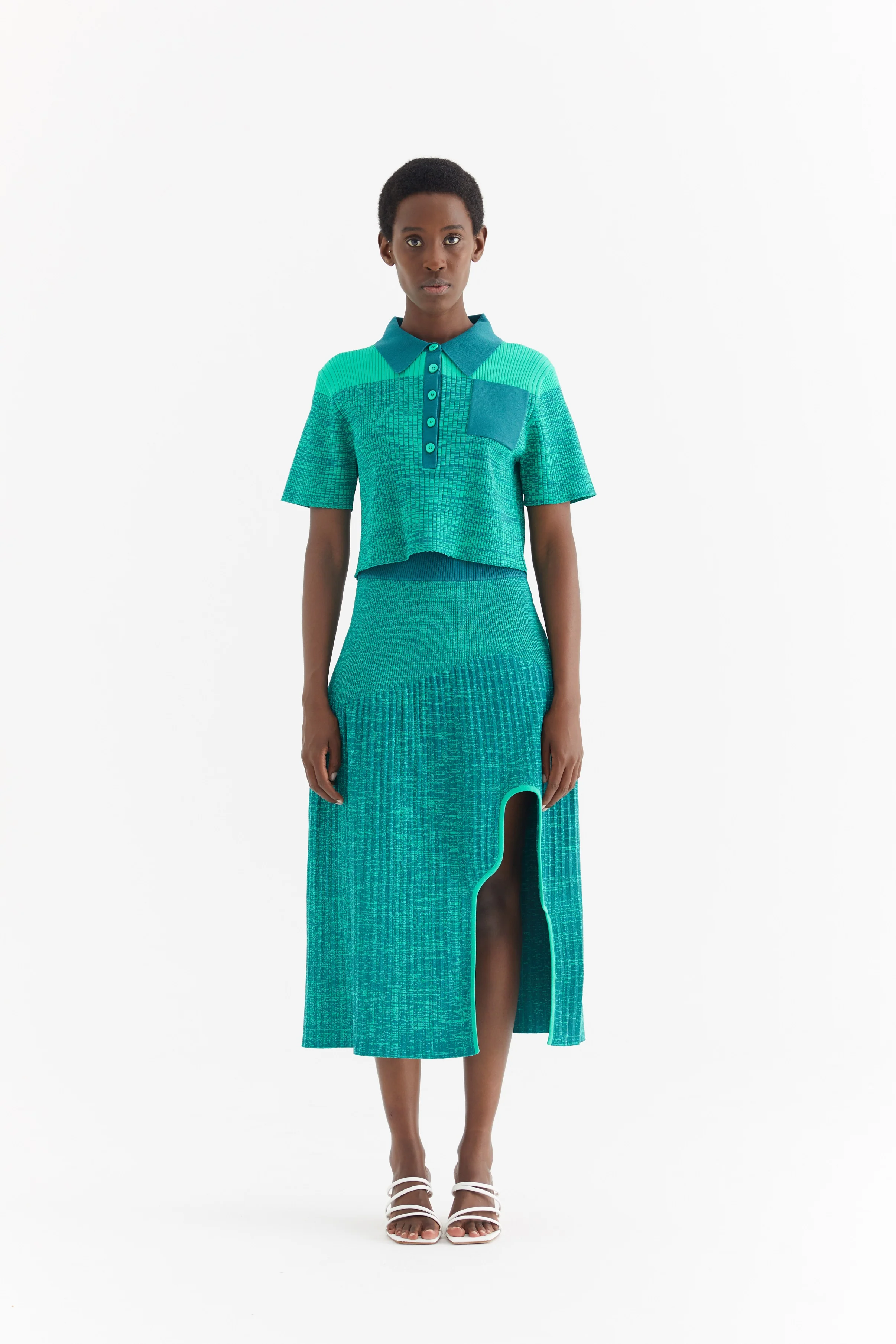 HIRAM PLEATED MAXI SKIRT - Image 2