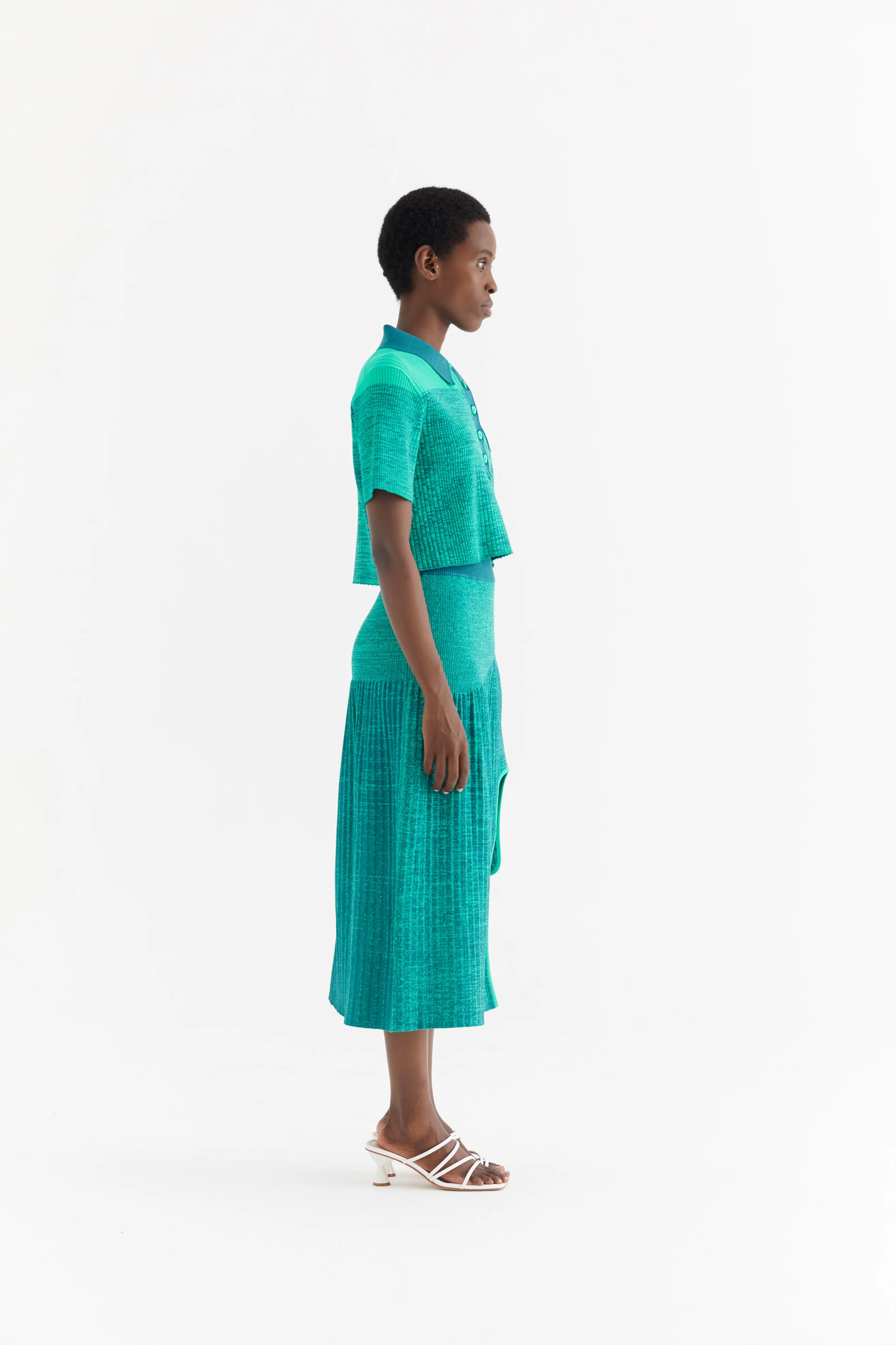 HIRAM PLEATED MAXI SKIRT - Image 4