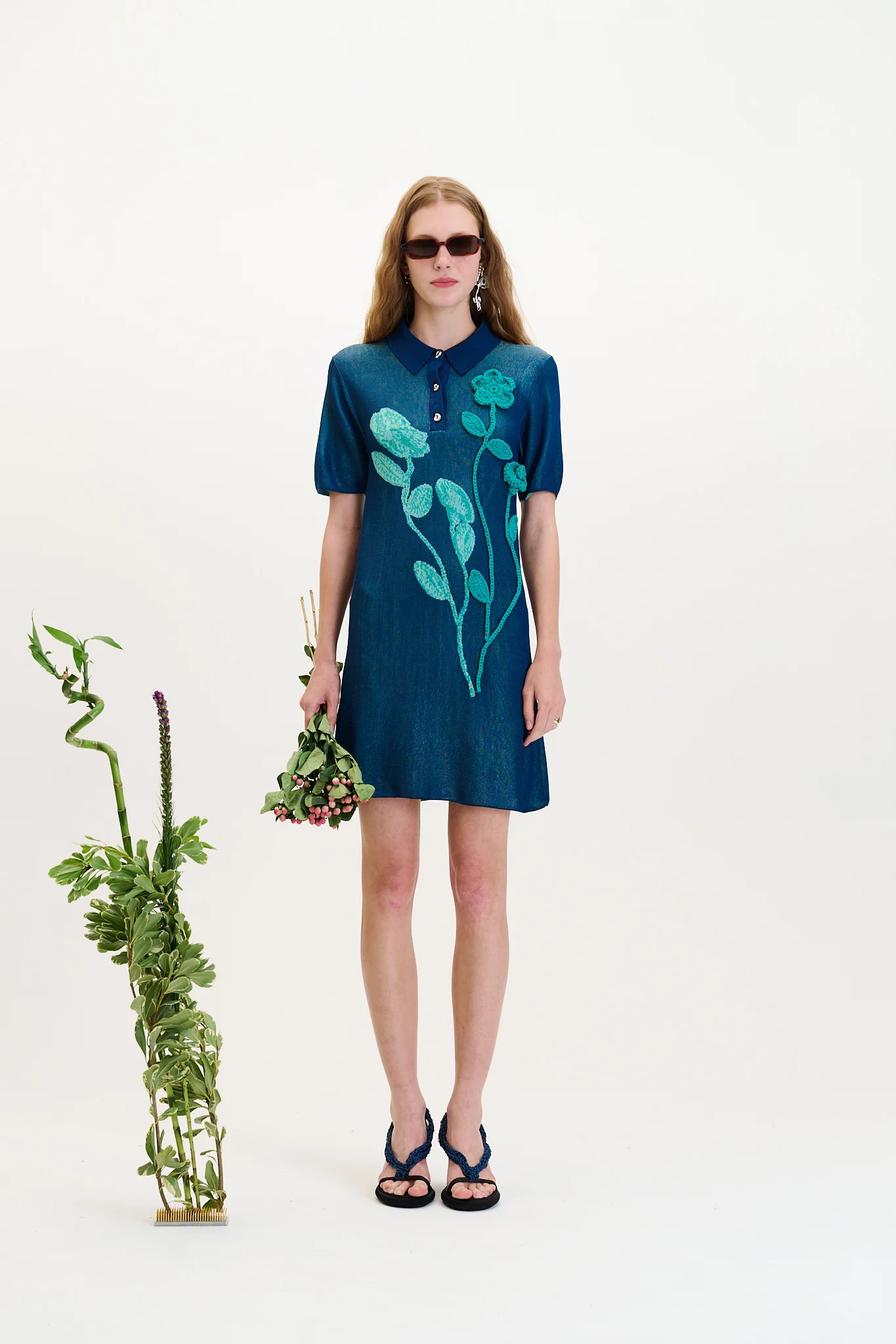 HOLLY POLO CROCHET DRESS - Image 3