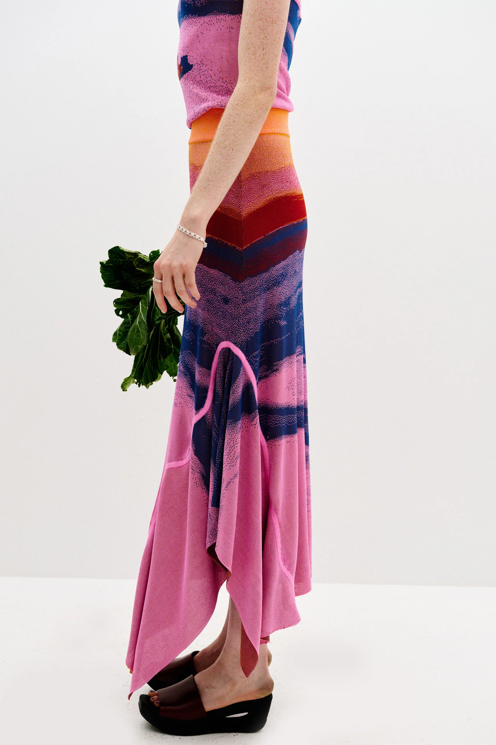 HOYA LAKE PRINT MIDI SKIRT - Image 4
