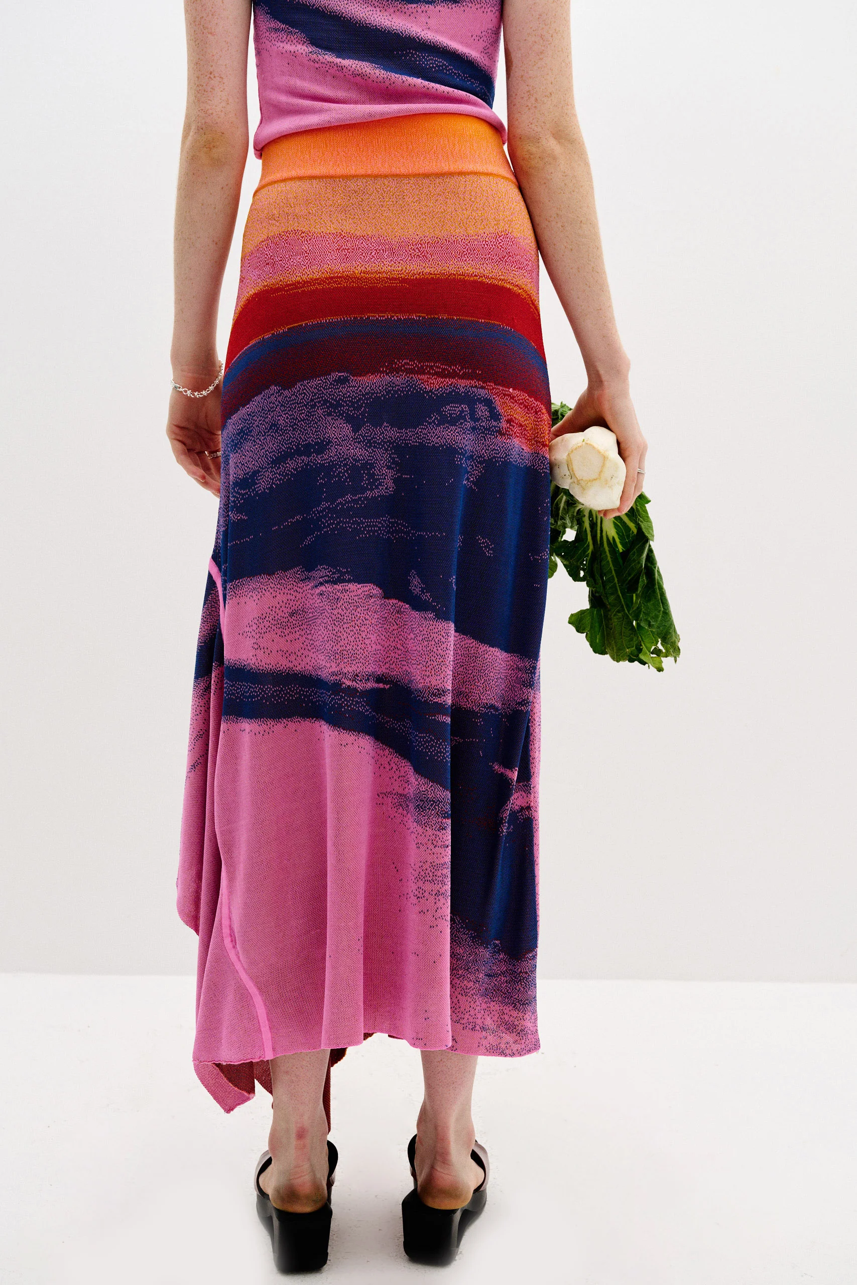 HOYA LAKE PRINT MIDI SKIRT - Image 5