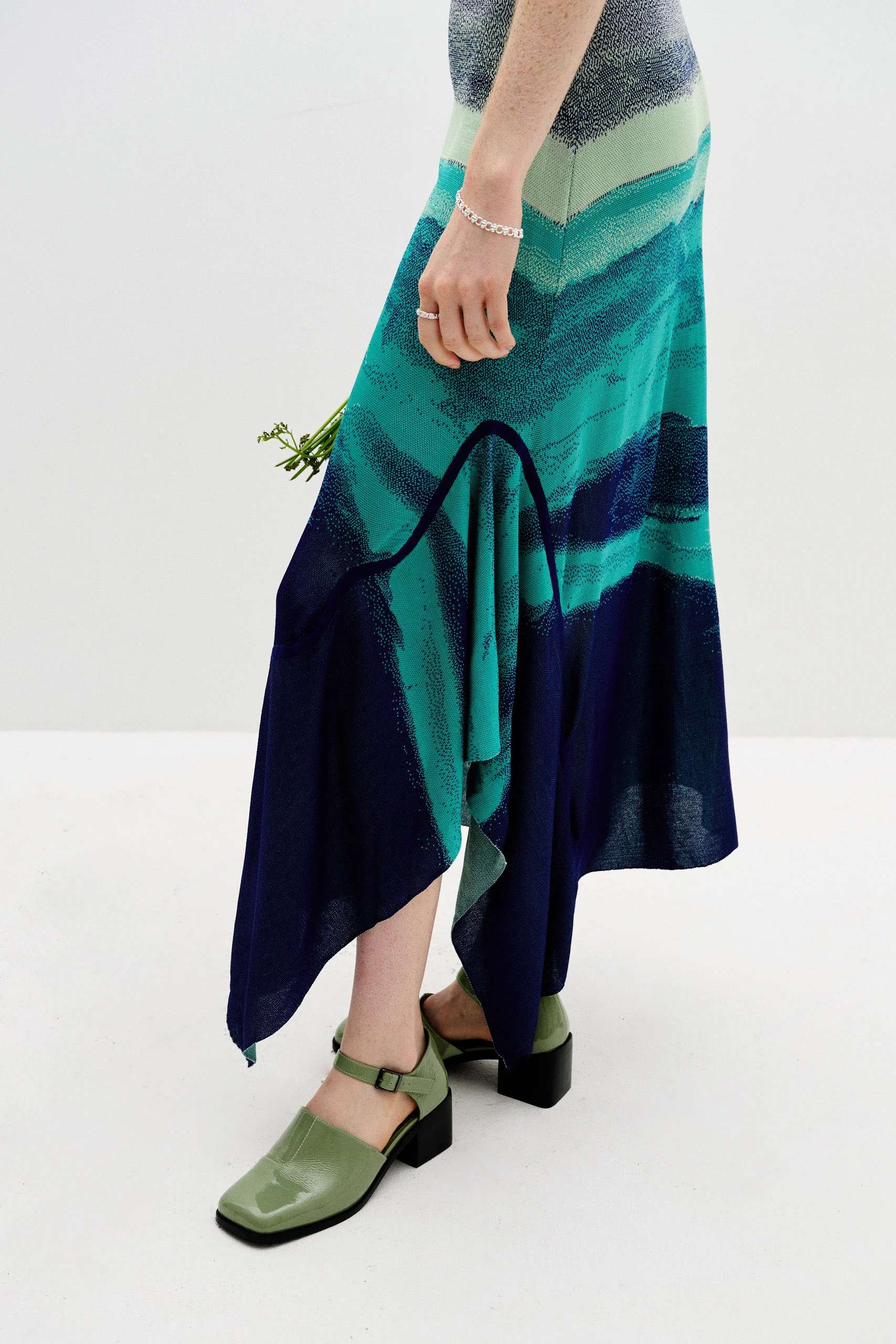 HOYA LAKE PRINT MIDI SKIRT - Image 4