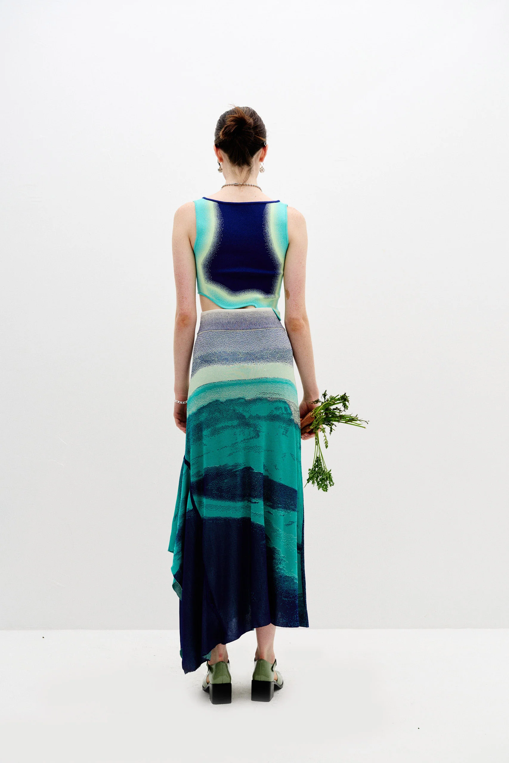 HOYA LAKE PRINT MIDI SKIRT - Image 5