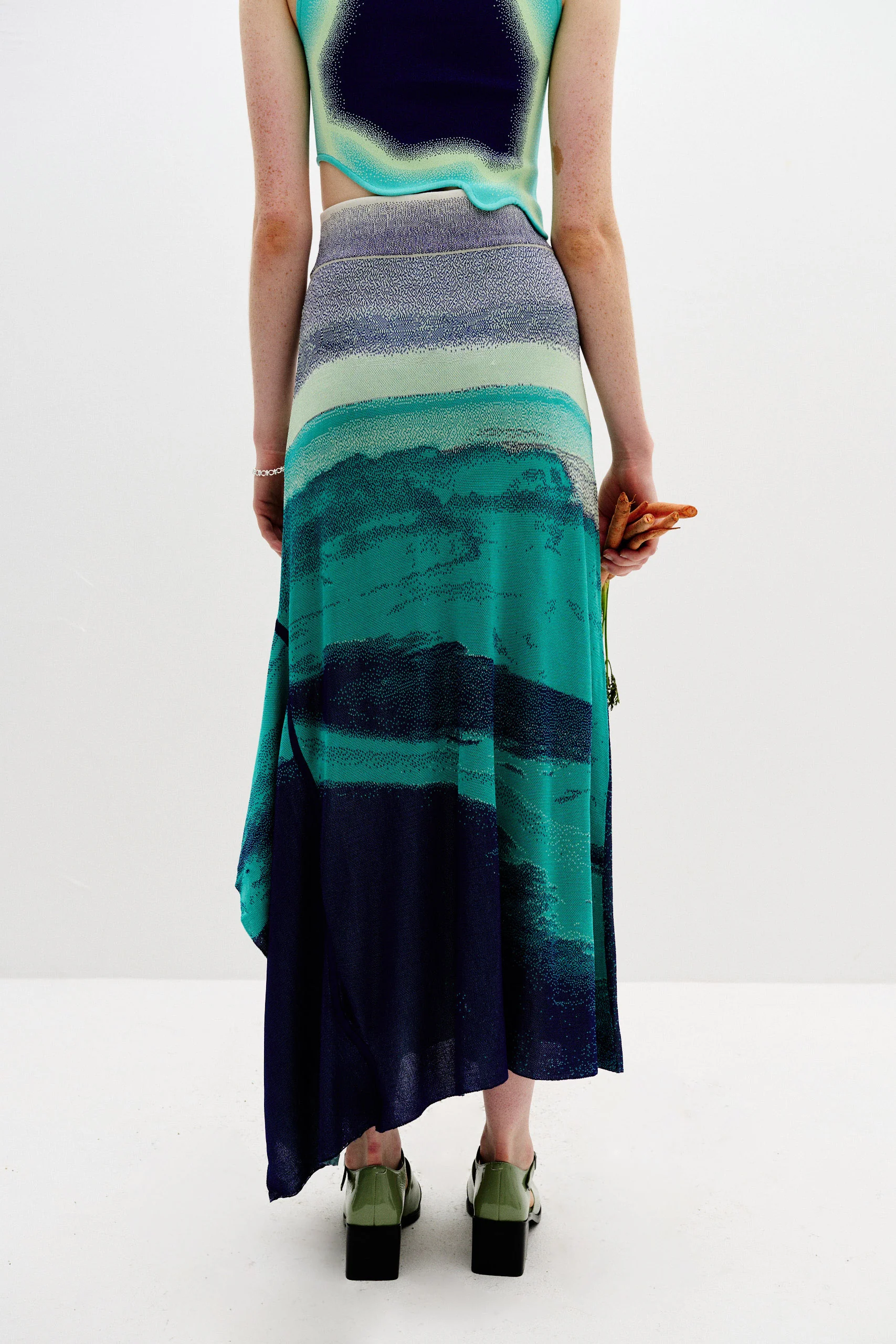 HOYA LAKE PRINT MIDI SKIRT - Image 6