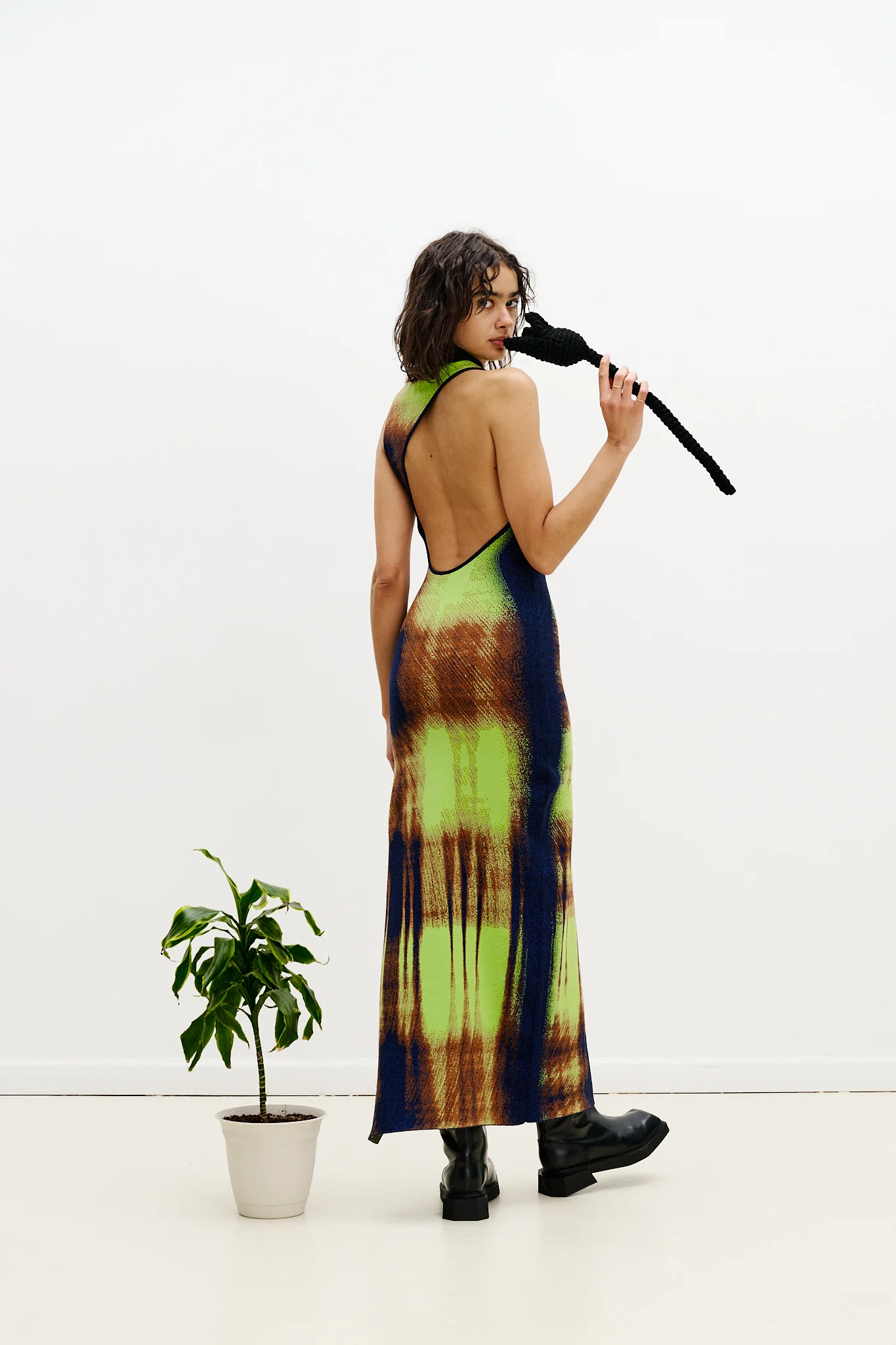 HUXLEE WAVY MAXI DRESS - Image 3