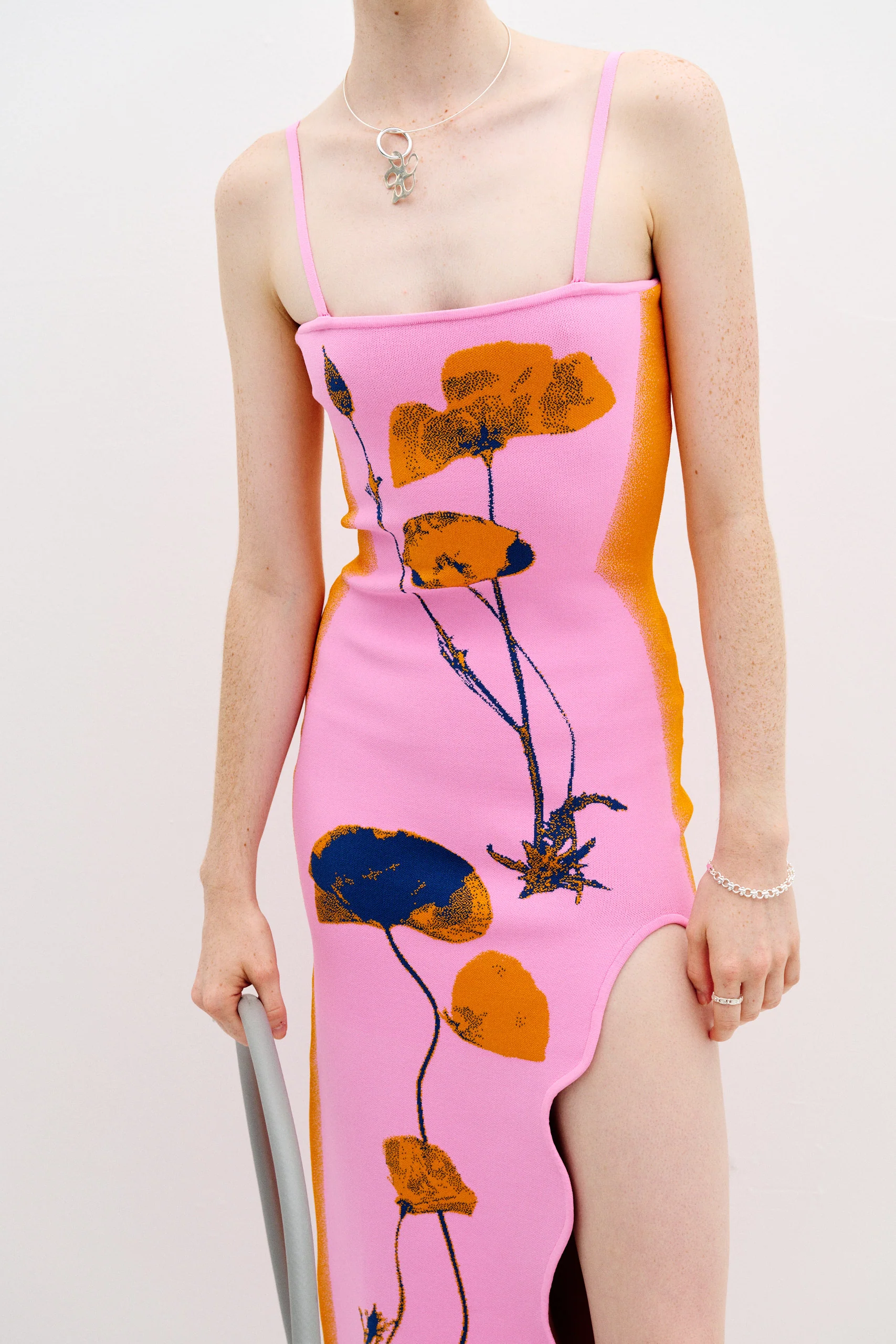 IRIS FLOWER PRINT MAXI TANK DRESS - Image 2