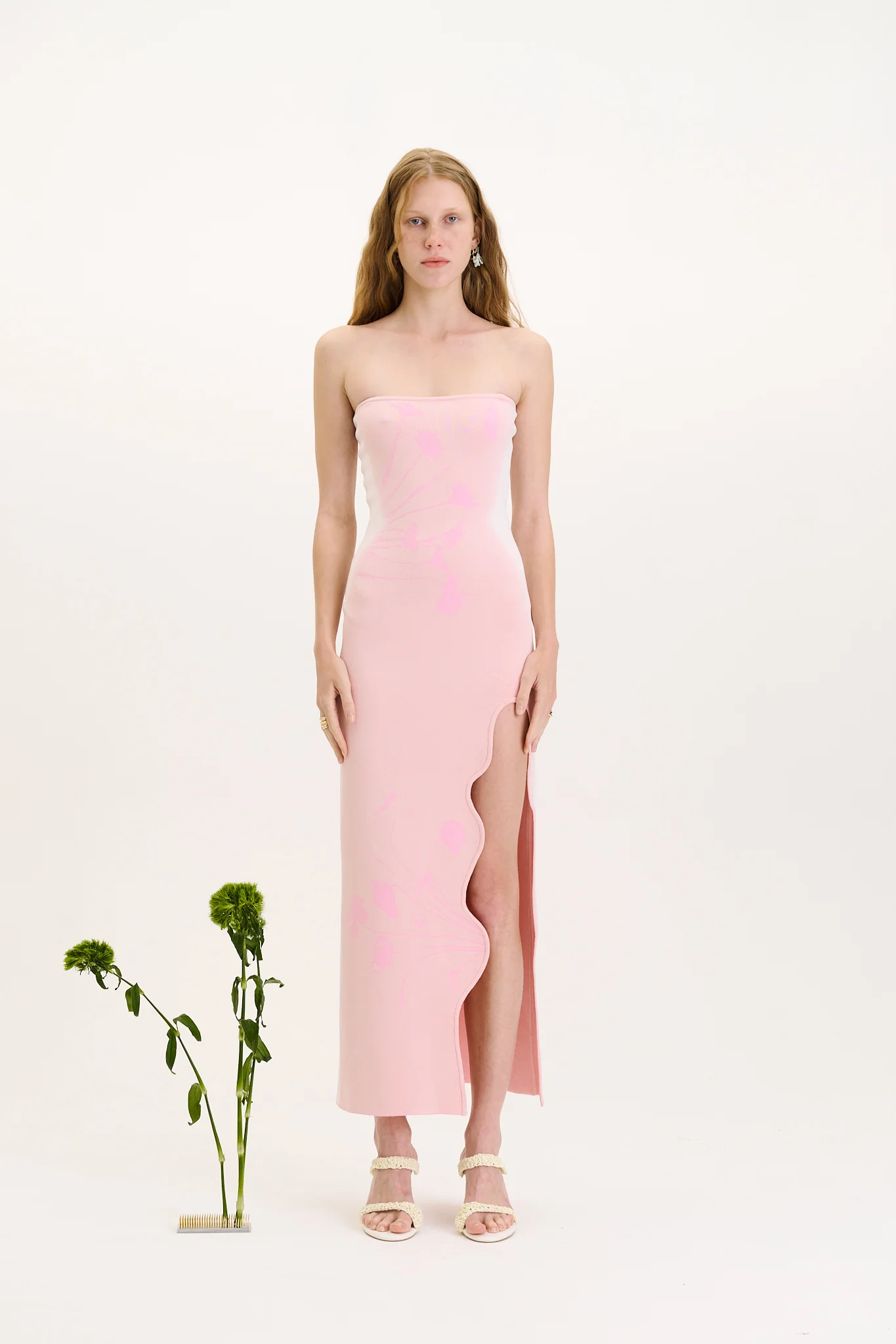 IRIS FLOWER PRINT MAXI TANK DRESS - Image 2