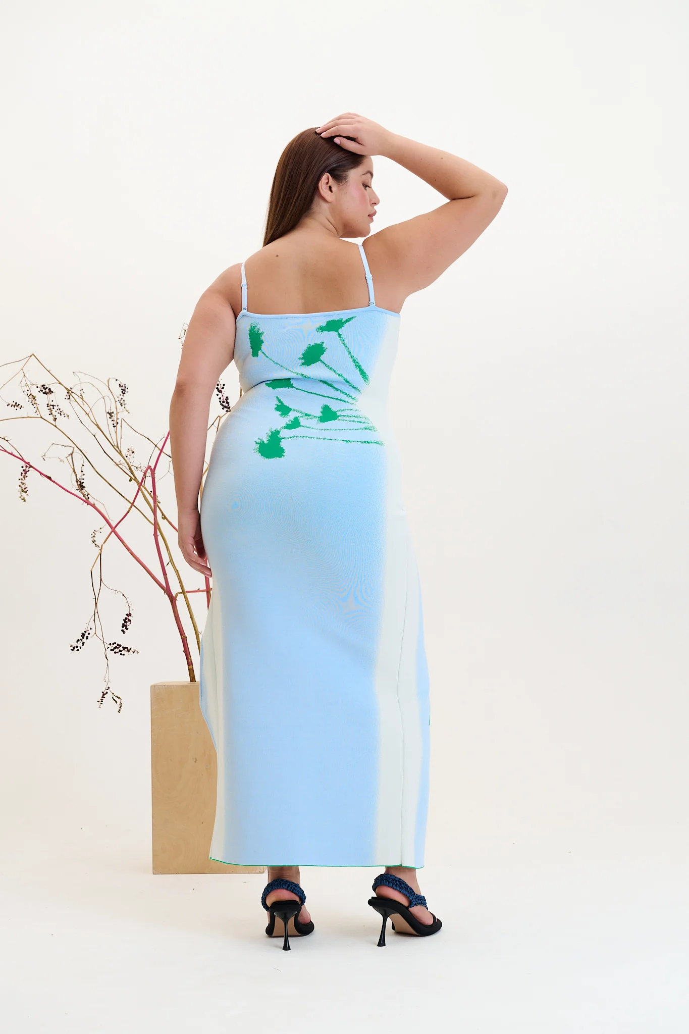 IRIS FLOWER PRINT MAXI TANK DRESS - Image 4