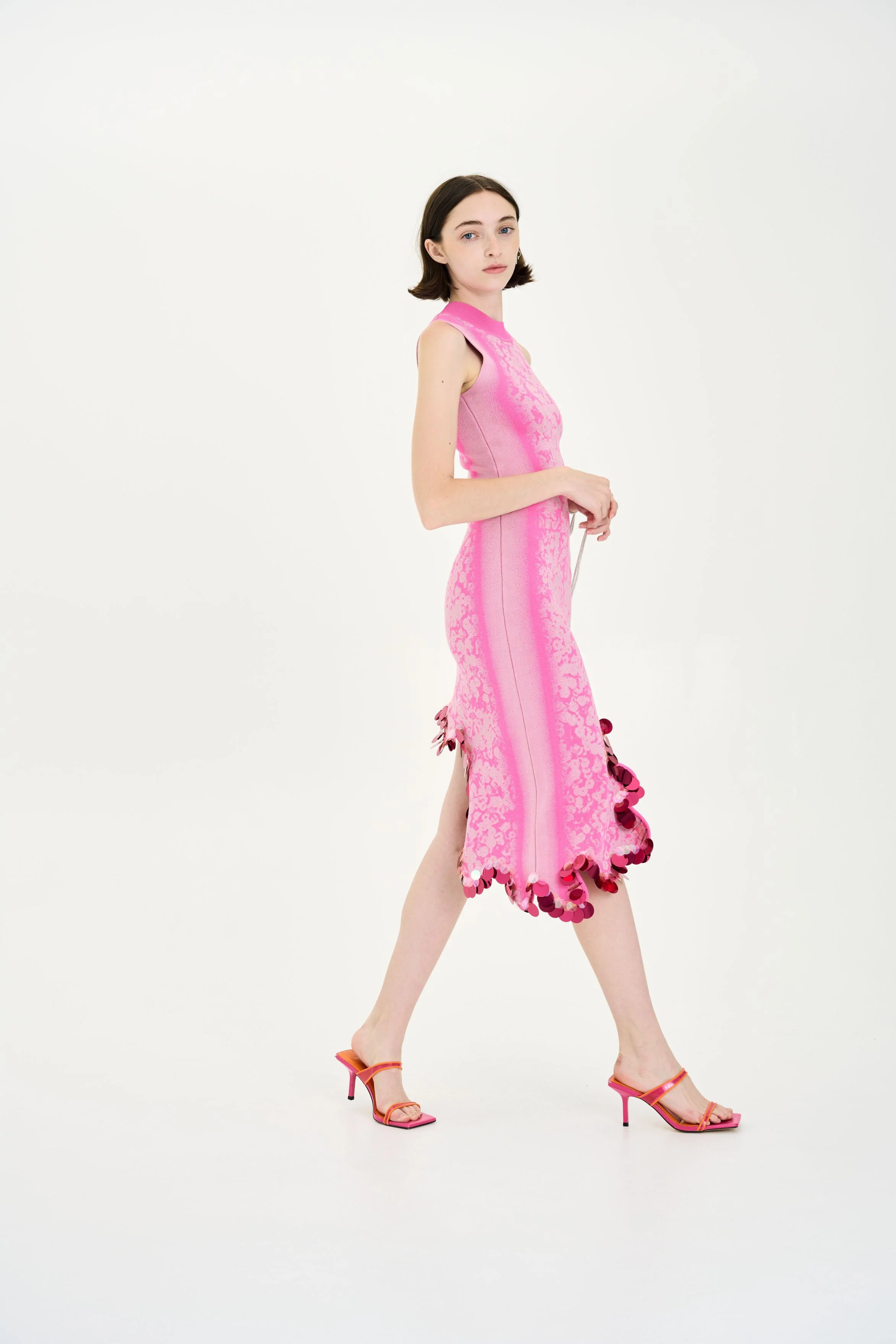 IRIS SIGNATURE WAVY DRESS WITH SEQUINS - Image 2