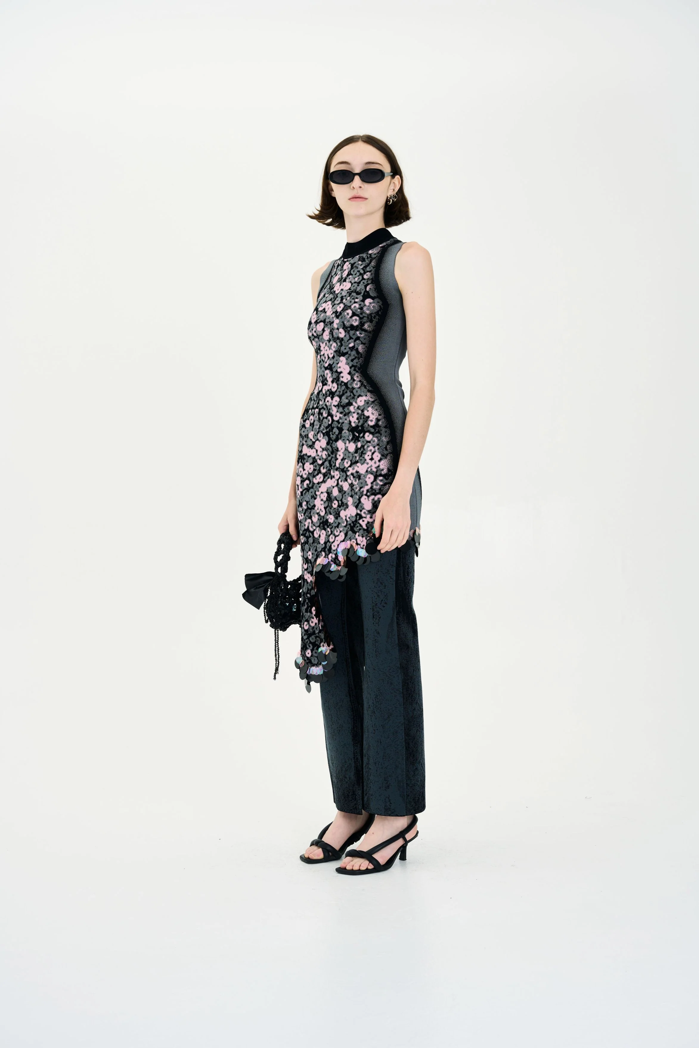 IRIS SIGNATURE WAVY DRESS WITH SEQUINS - Image 3