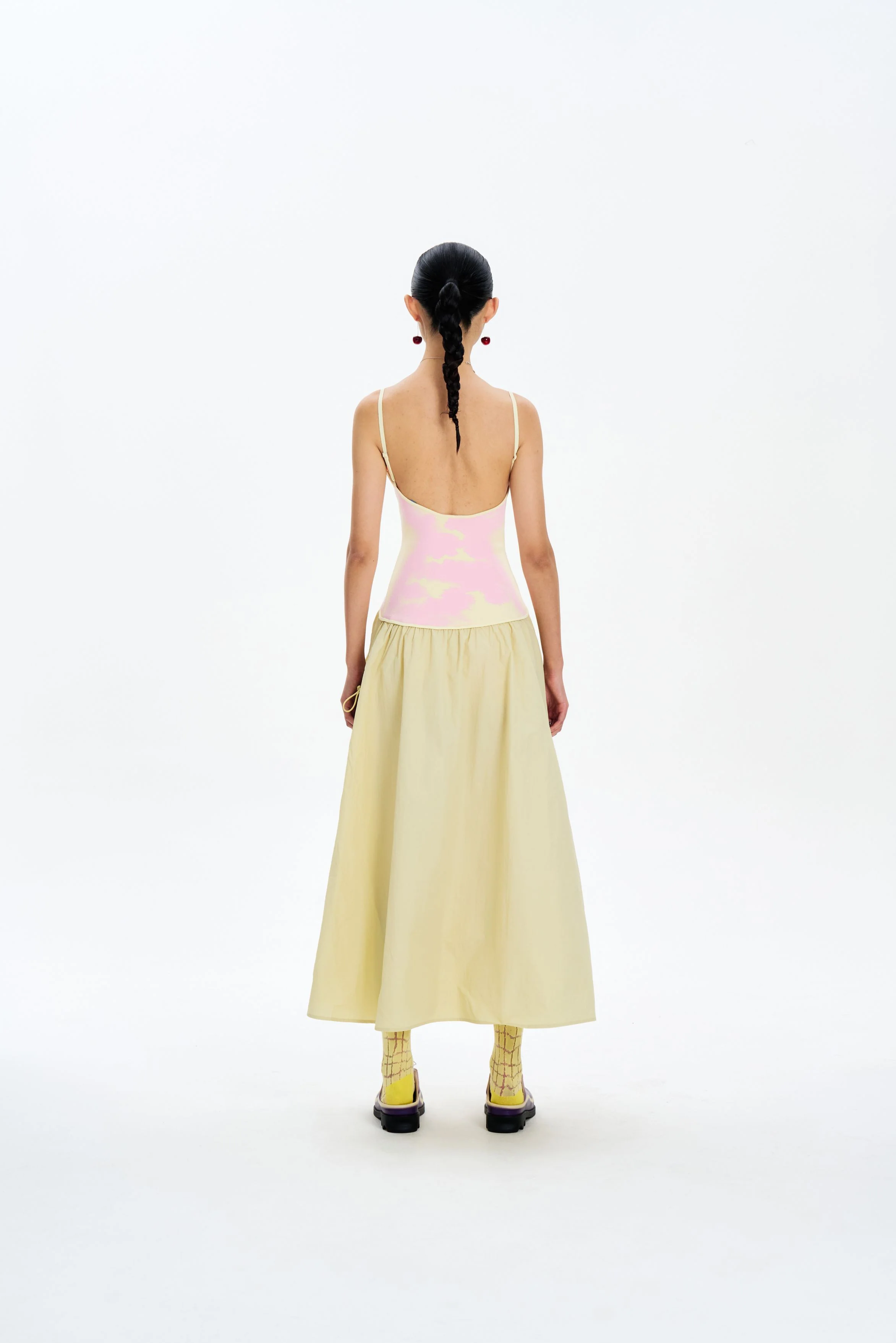 IVY MIXED MEDIA MAXI DRESS - Image 3