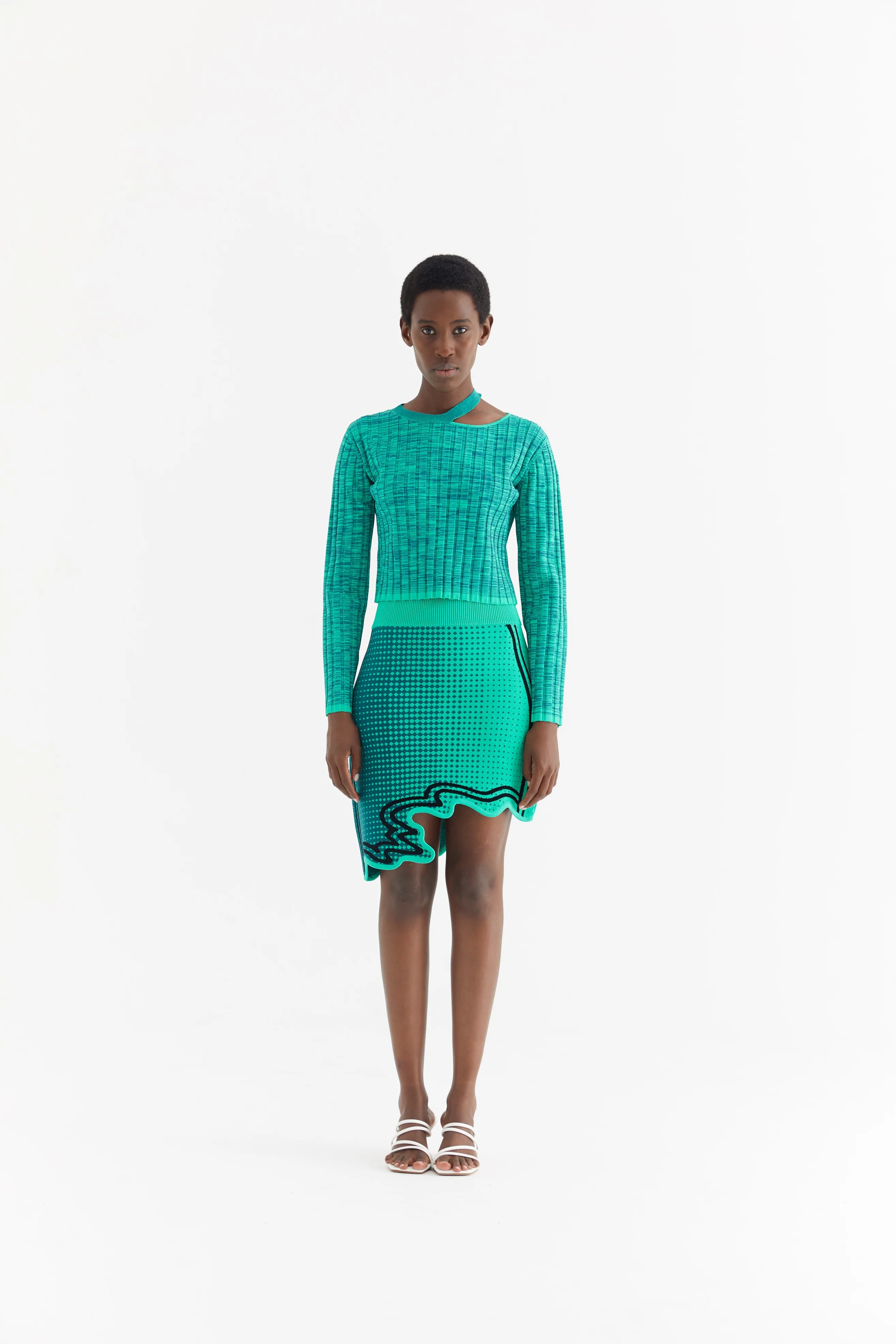 JAMES LONG SLEEVE CROPPED TOP - Image 2