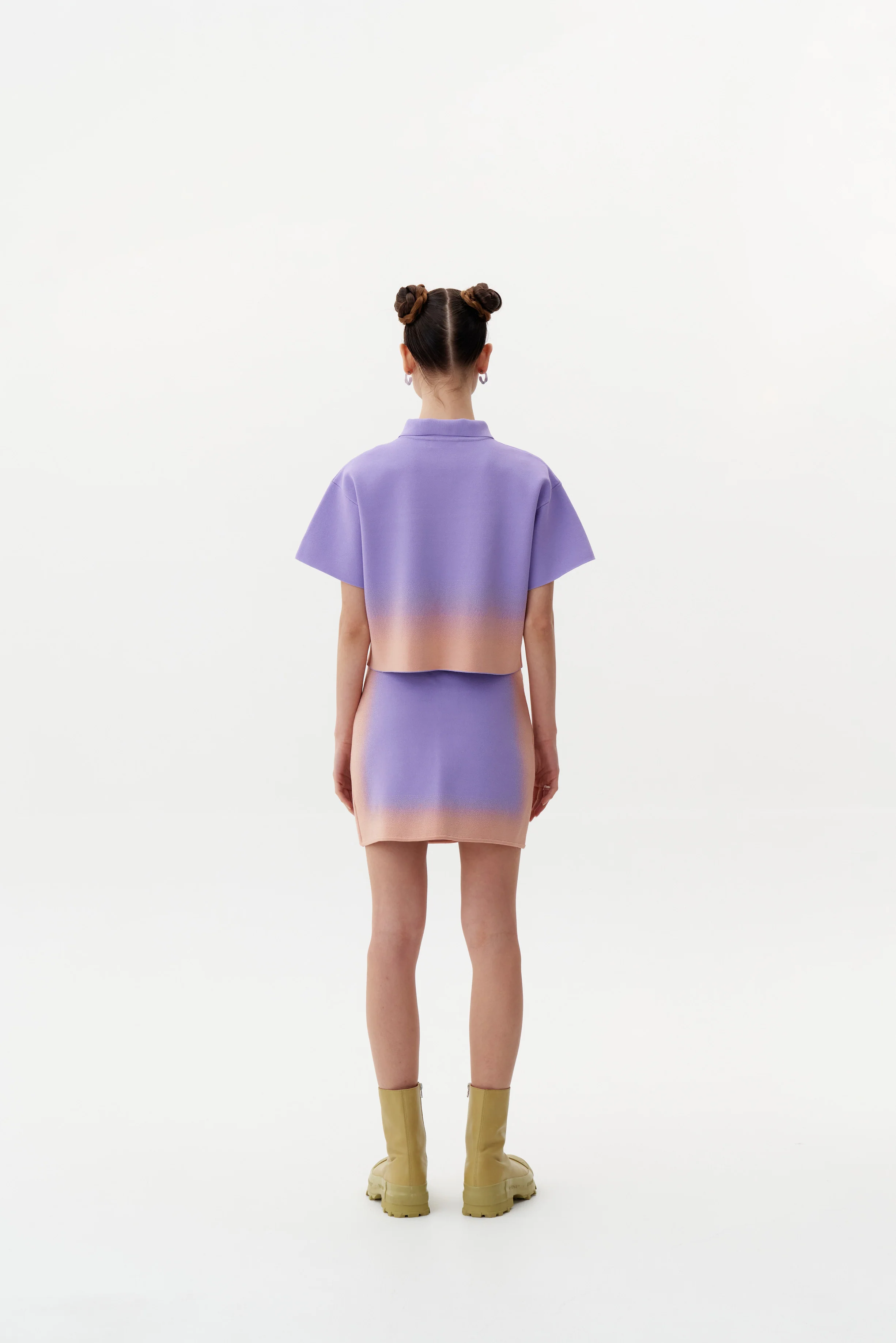 JANUS "SPRAY PAINTED" POLO SHIRT - Image 3