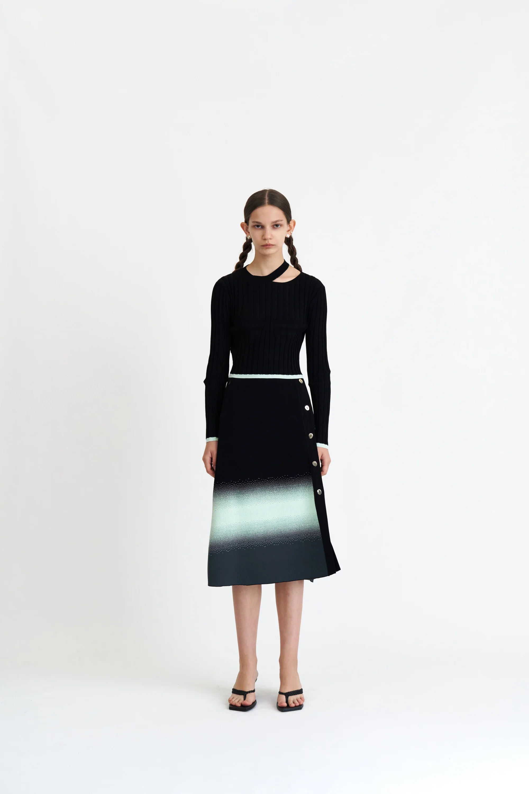 KAFKA A-LINE MIDI SKIRT - Image 2