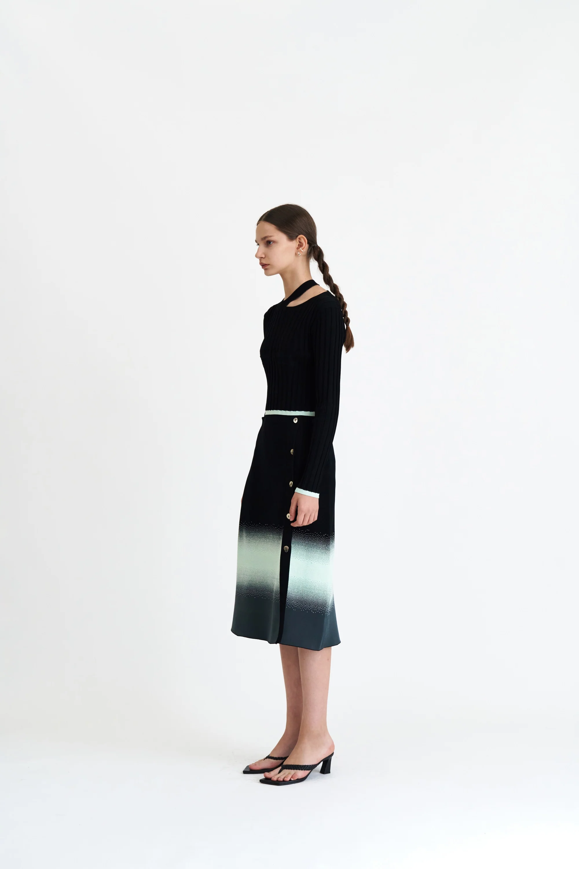 KAFKA A-LINE MIDI SKIRT - Image 3