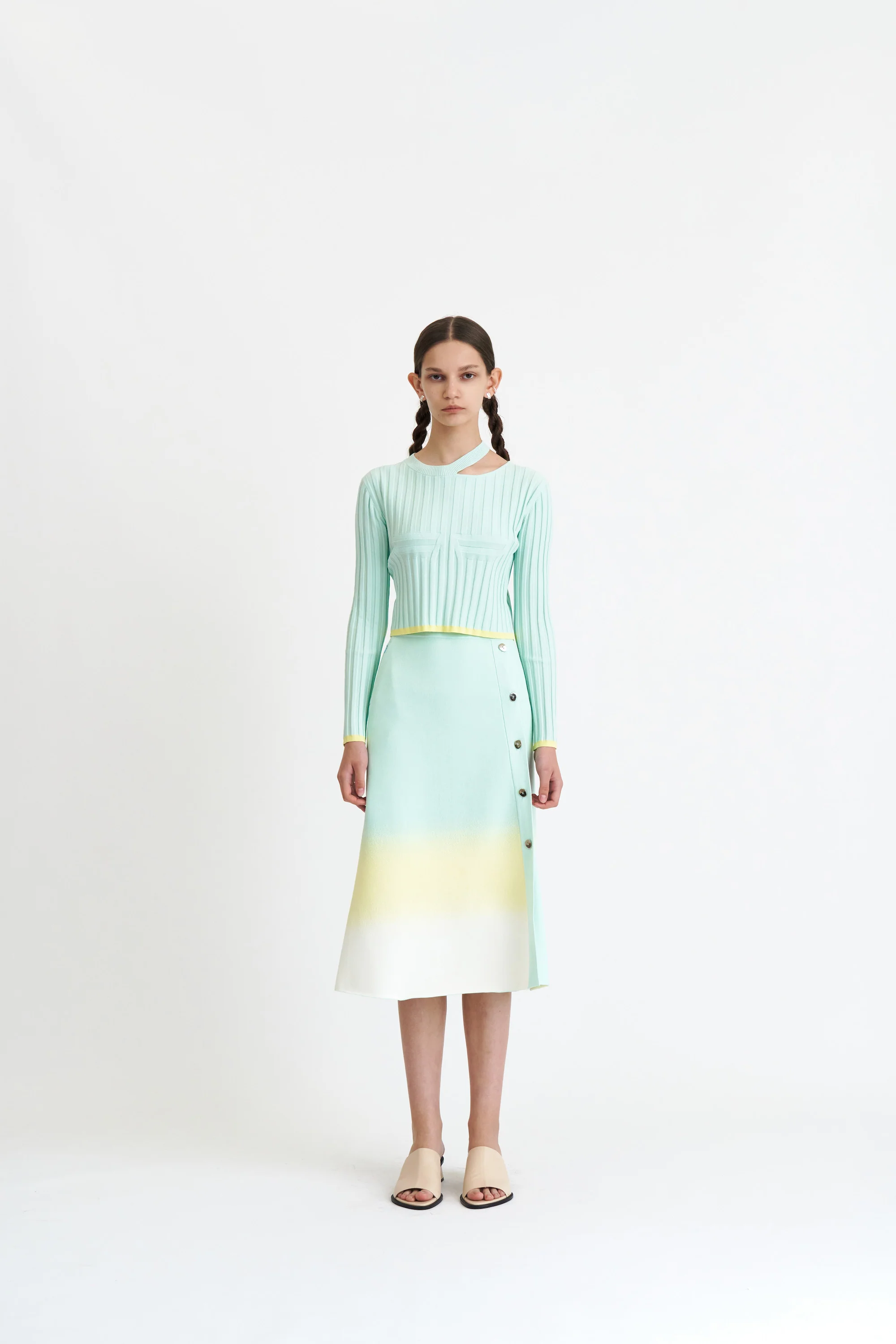 KAFKA A-LINE MIDI SKIRT - Image 2