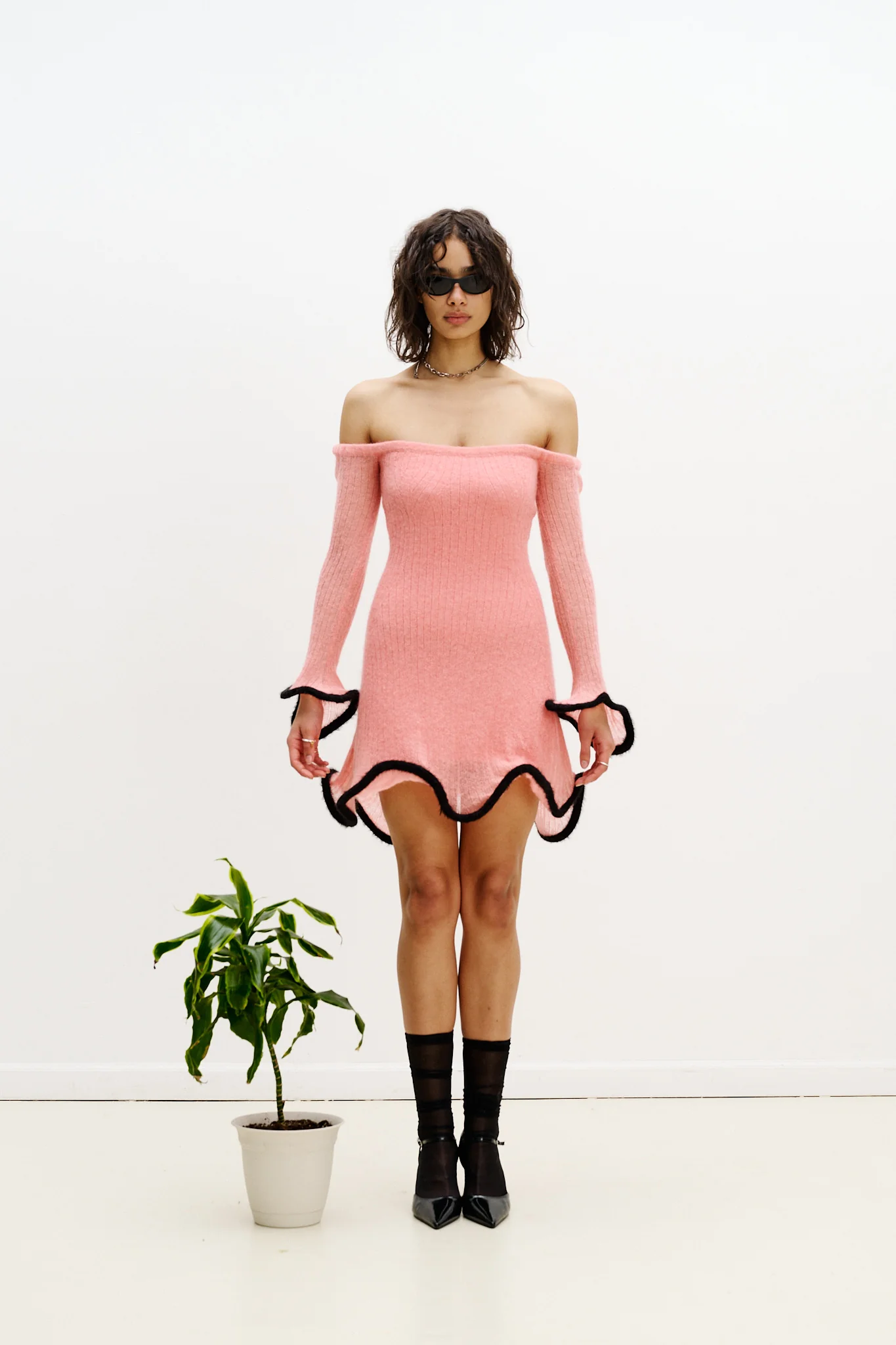 KALEI ALPACA WAVY DRESS - Image 3