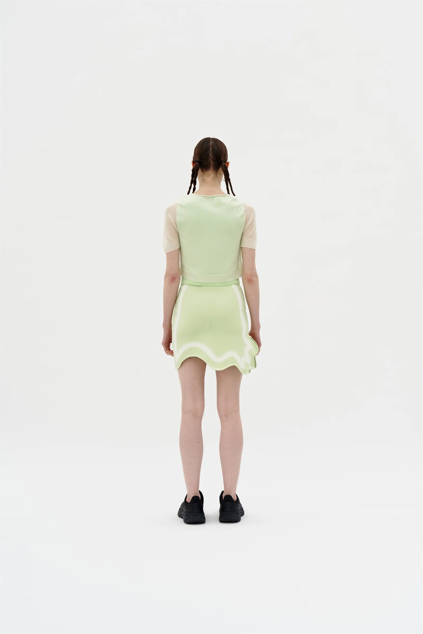 KATIE WAVY MINI SKIRT - Image 3