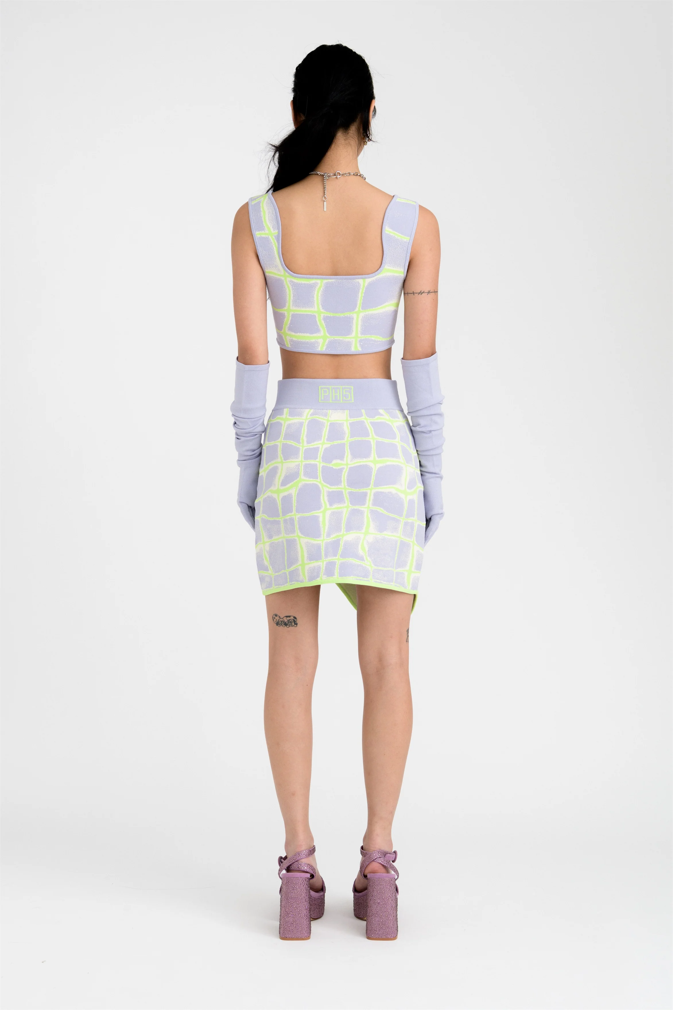 KATIE WAVY MINI SKIRT - Image 3