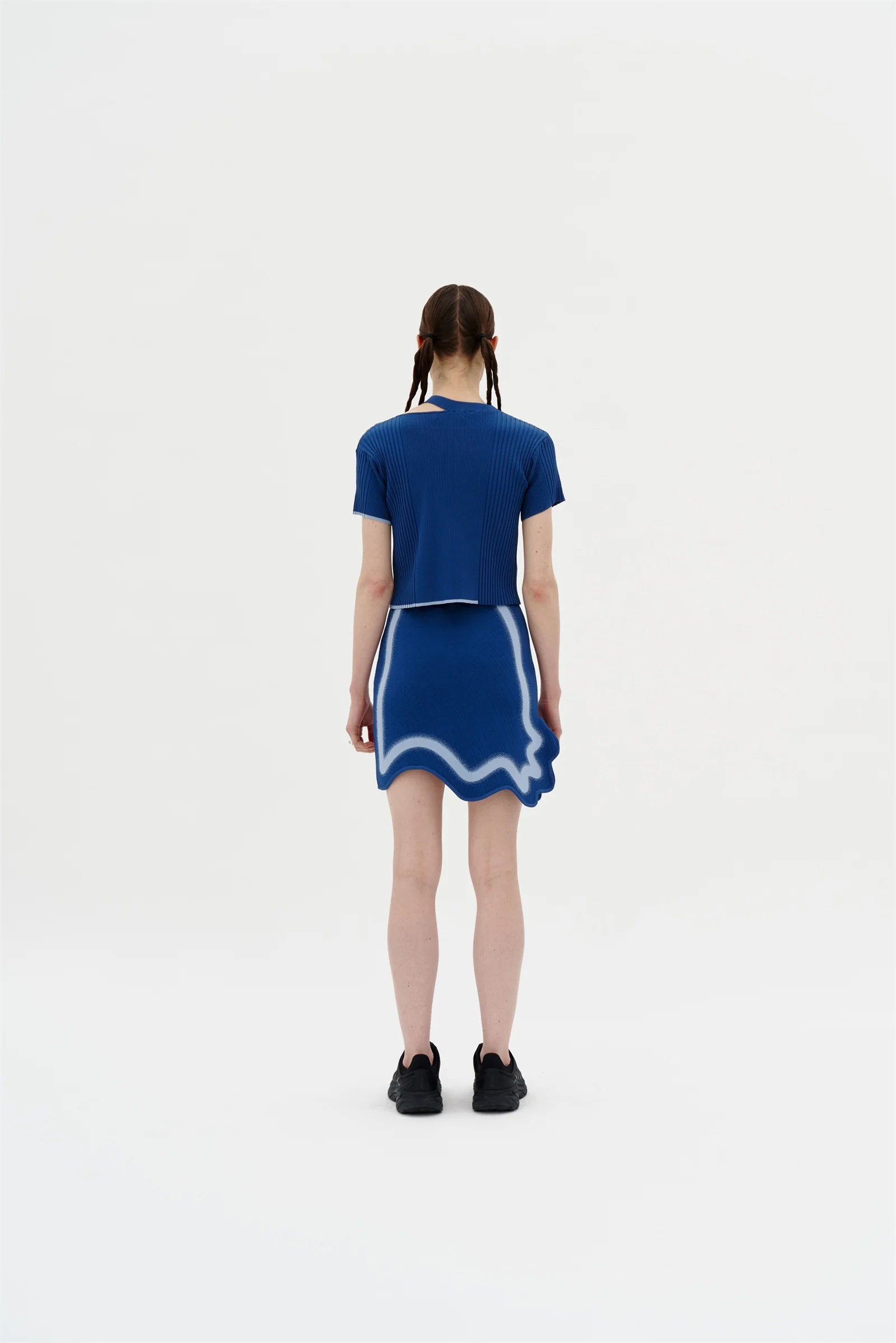 KATIE WAVY MINI SKIRT - Image 3