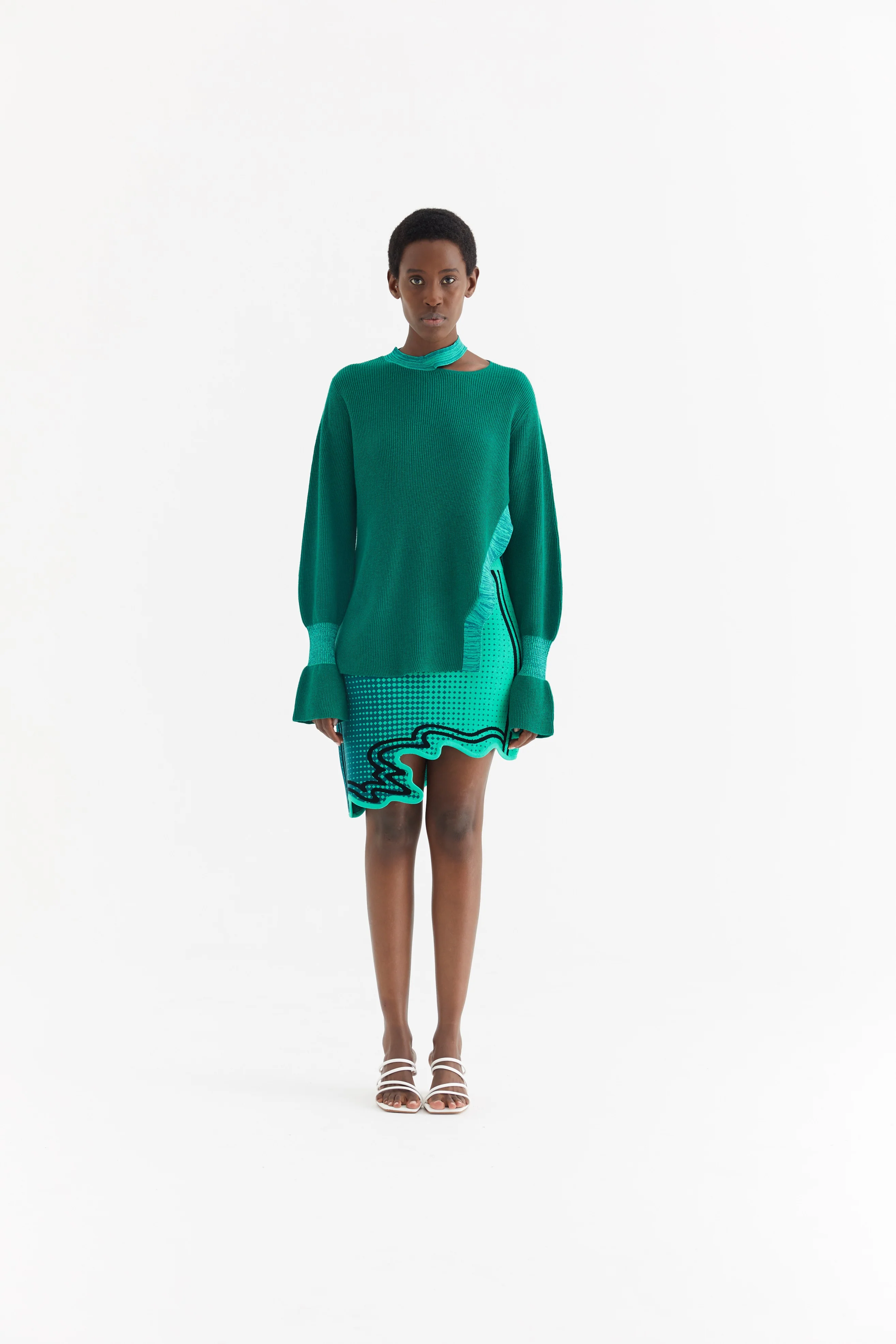 KAYNE MERINO WOOL MOCK NECK PULLOVER - Image 2