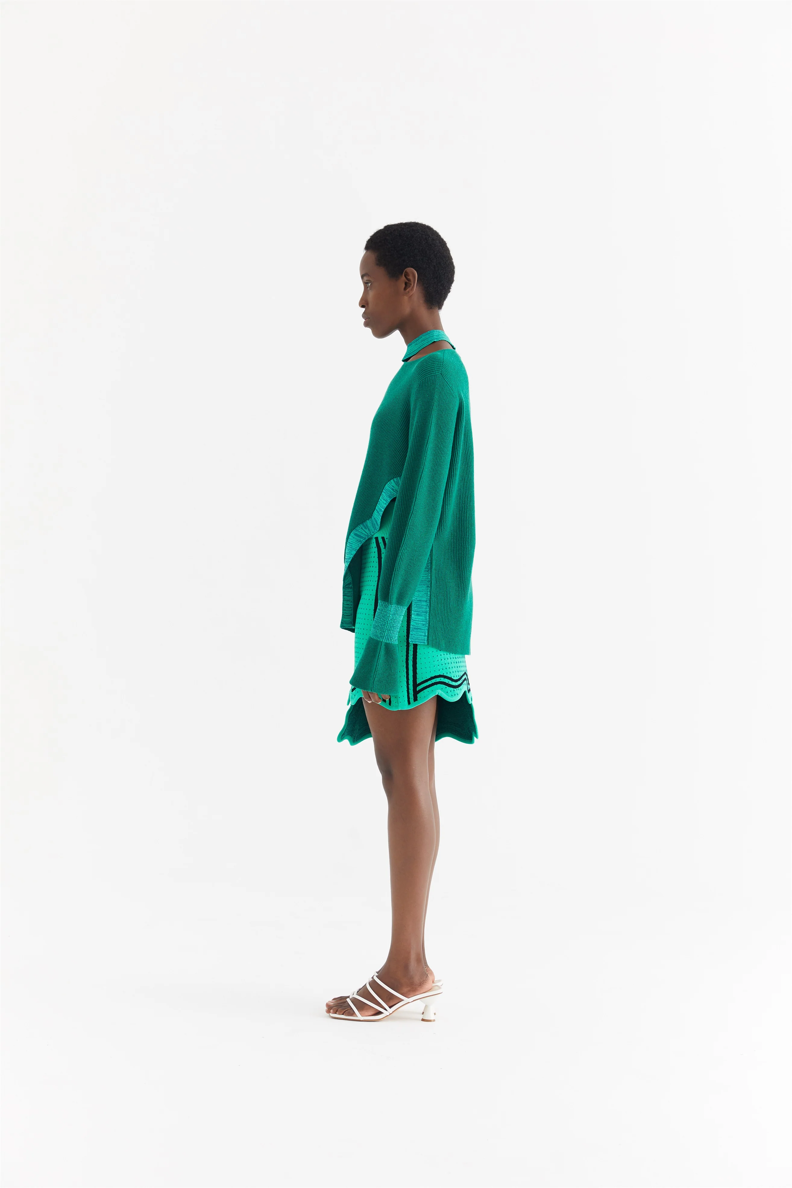 KAYNE MERINO WOOL MOCK NECK PULLOVER - Image 3