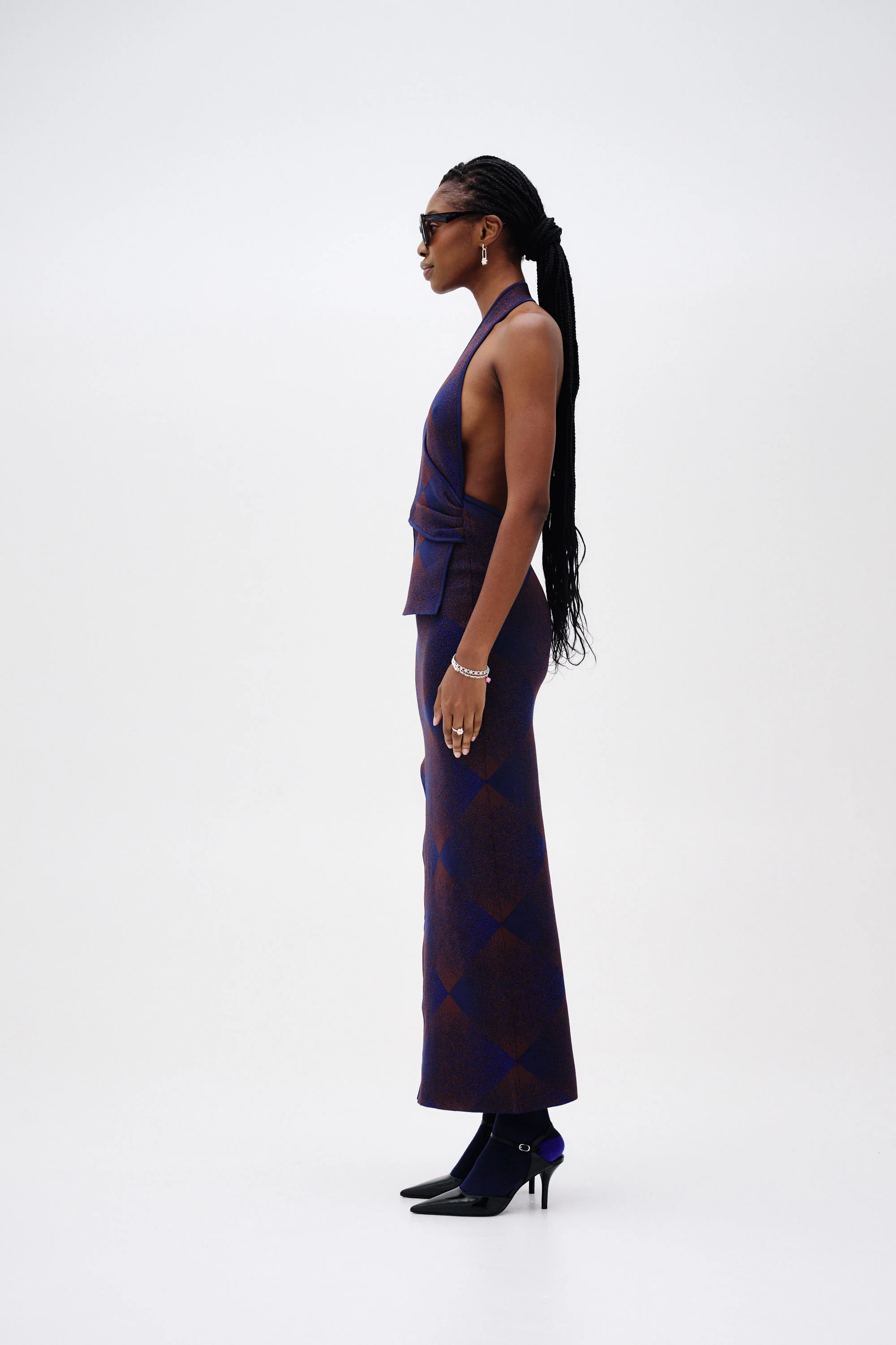 KIWI HALTER NECK WRAP DRESS - Image 4