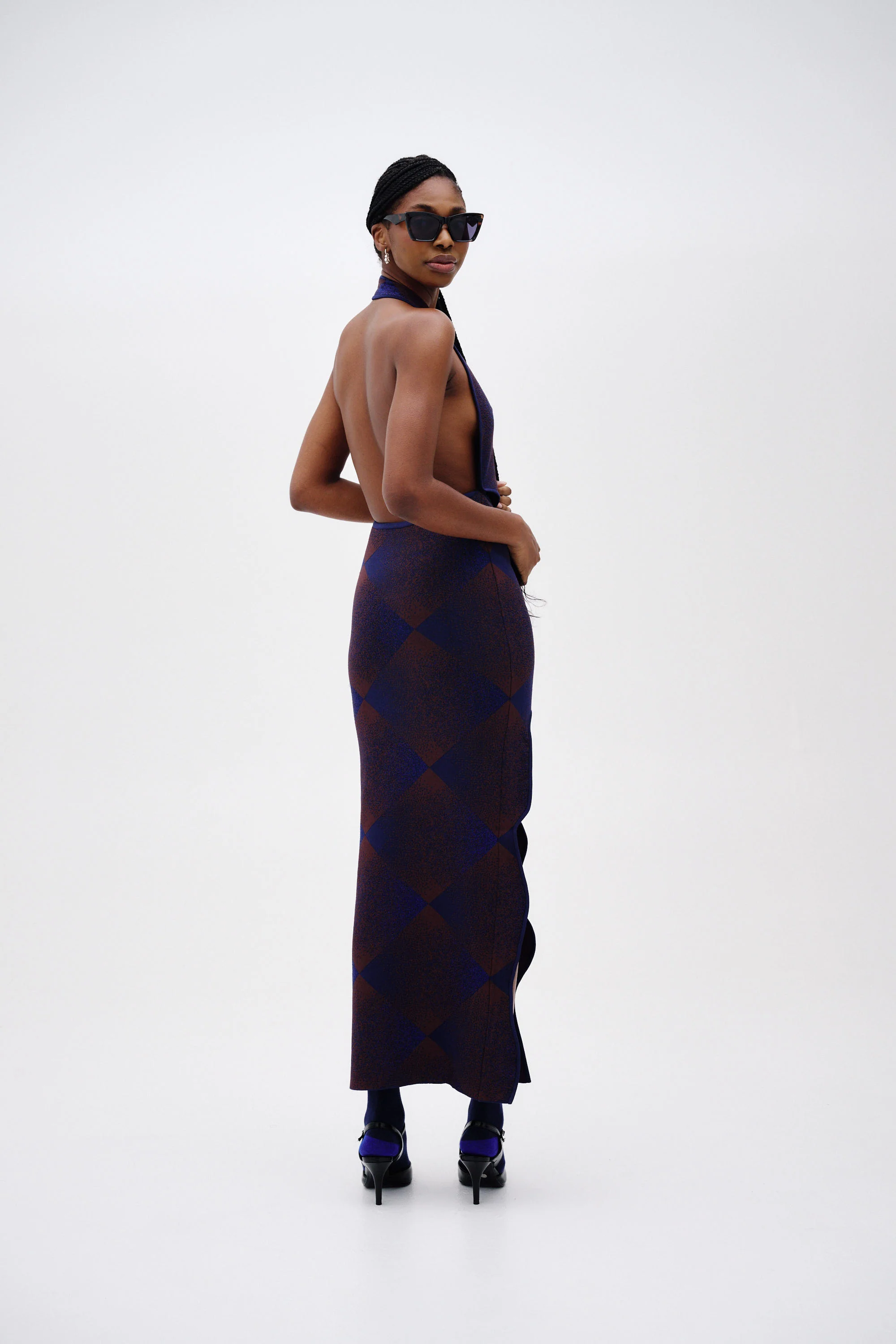 KIWI HALTER NECK WRAP DRESS - Image 7