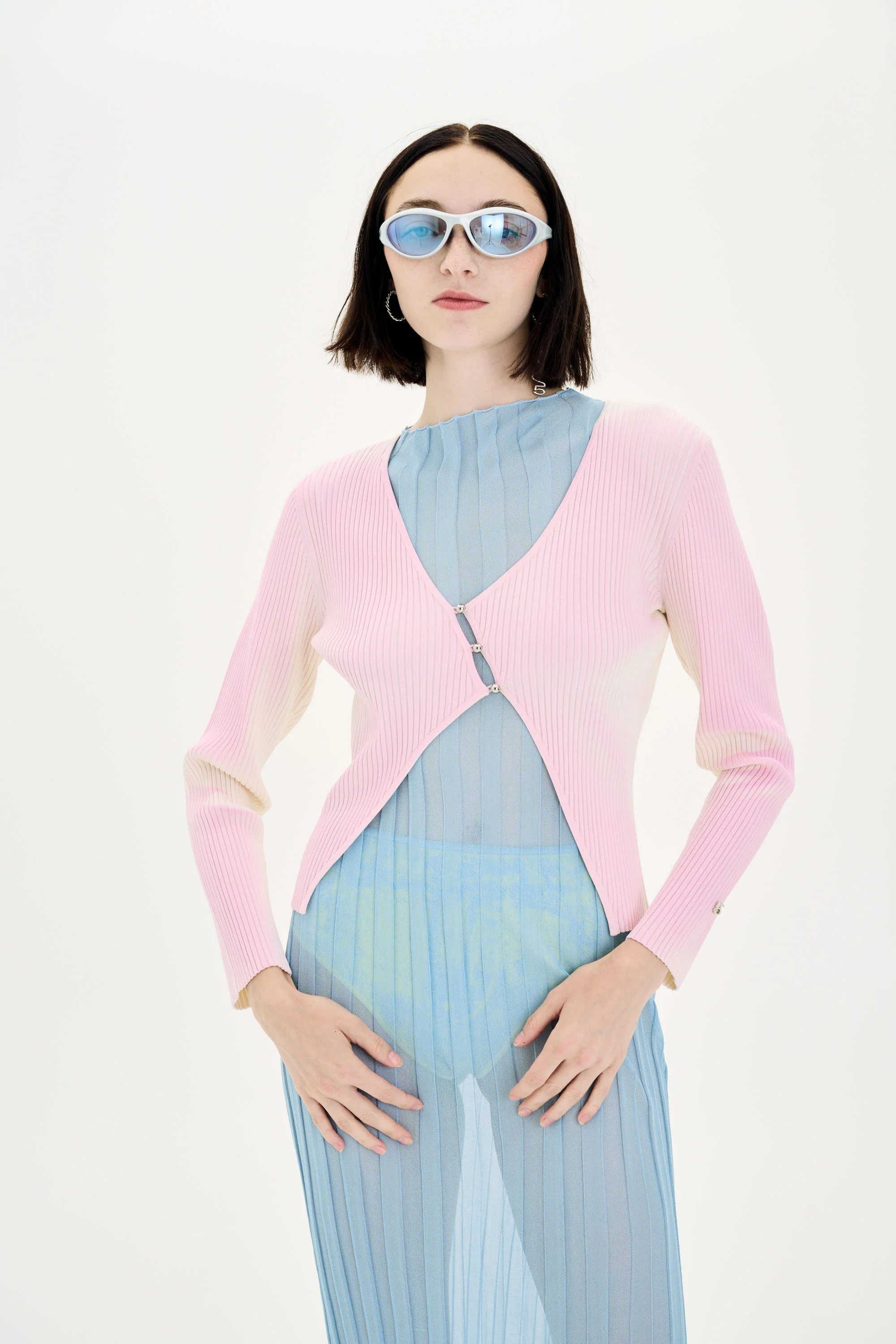 KOA UV REACTIVE RIBBED CARDIGAN - Image 4