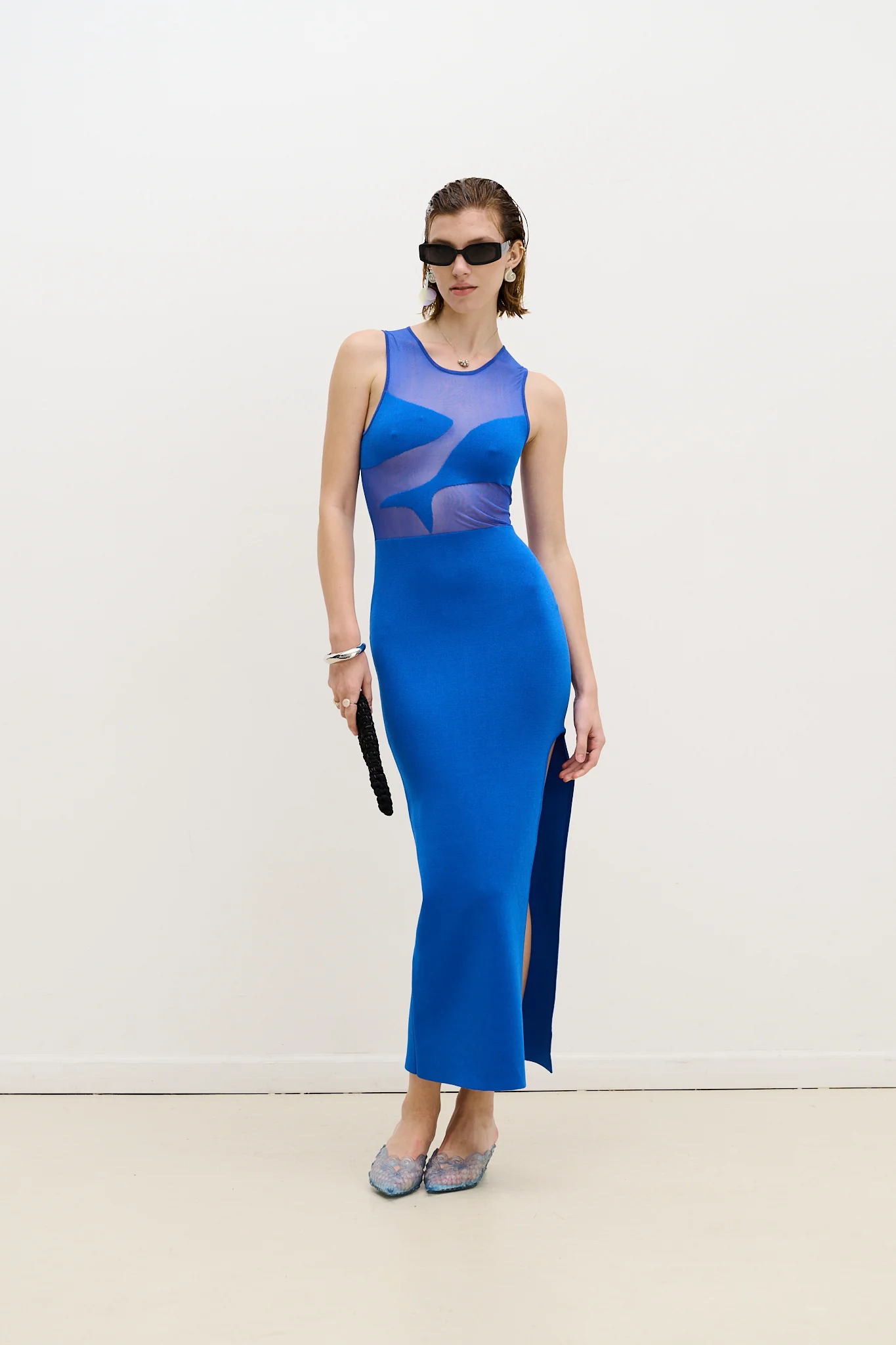 LIMIA SHEER LONG DRESS - Image 2