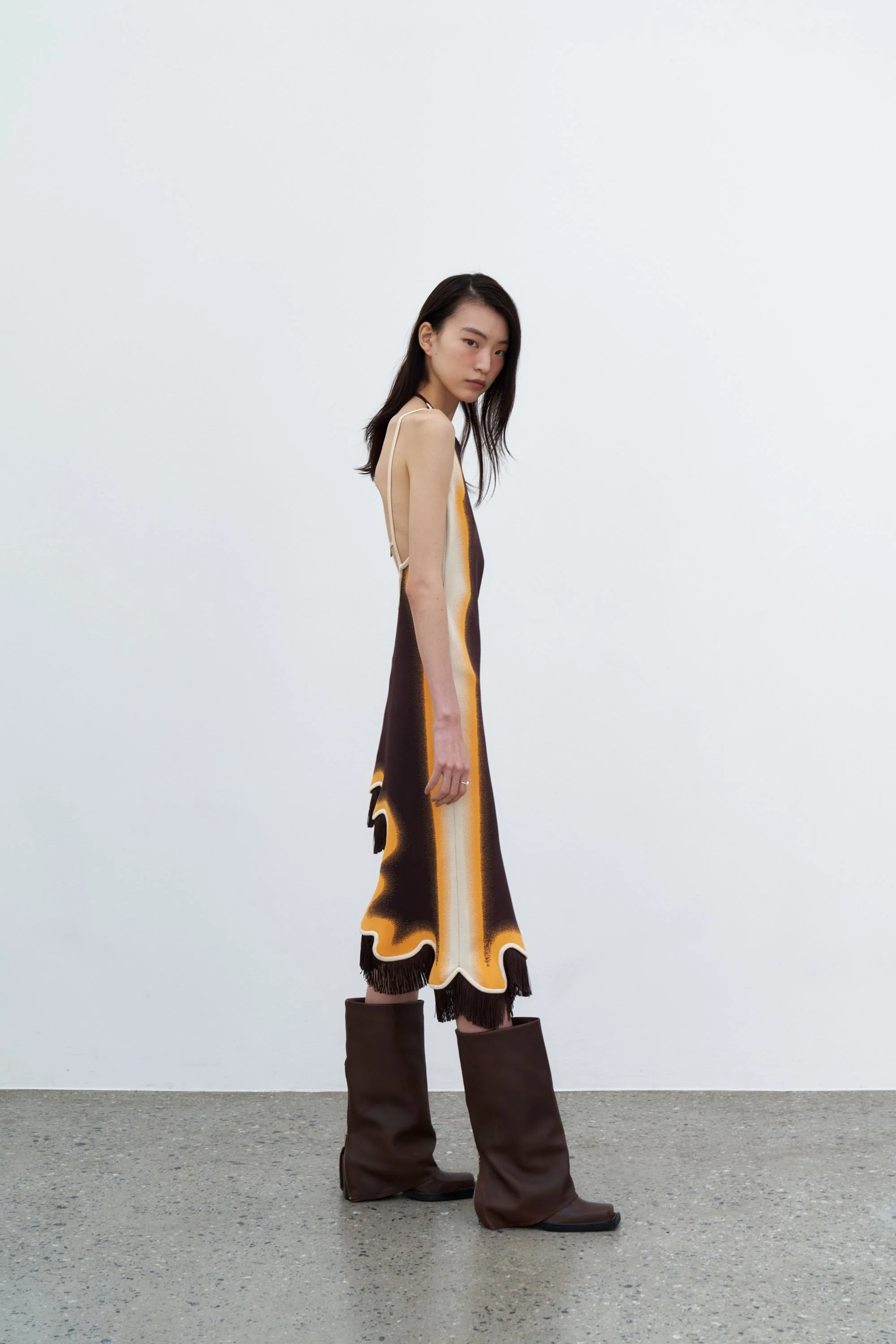 LOTUS SIGNATURE WAVY DRESS WITH OPEN BACK - Image 4