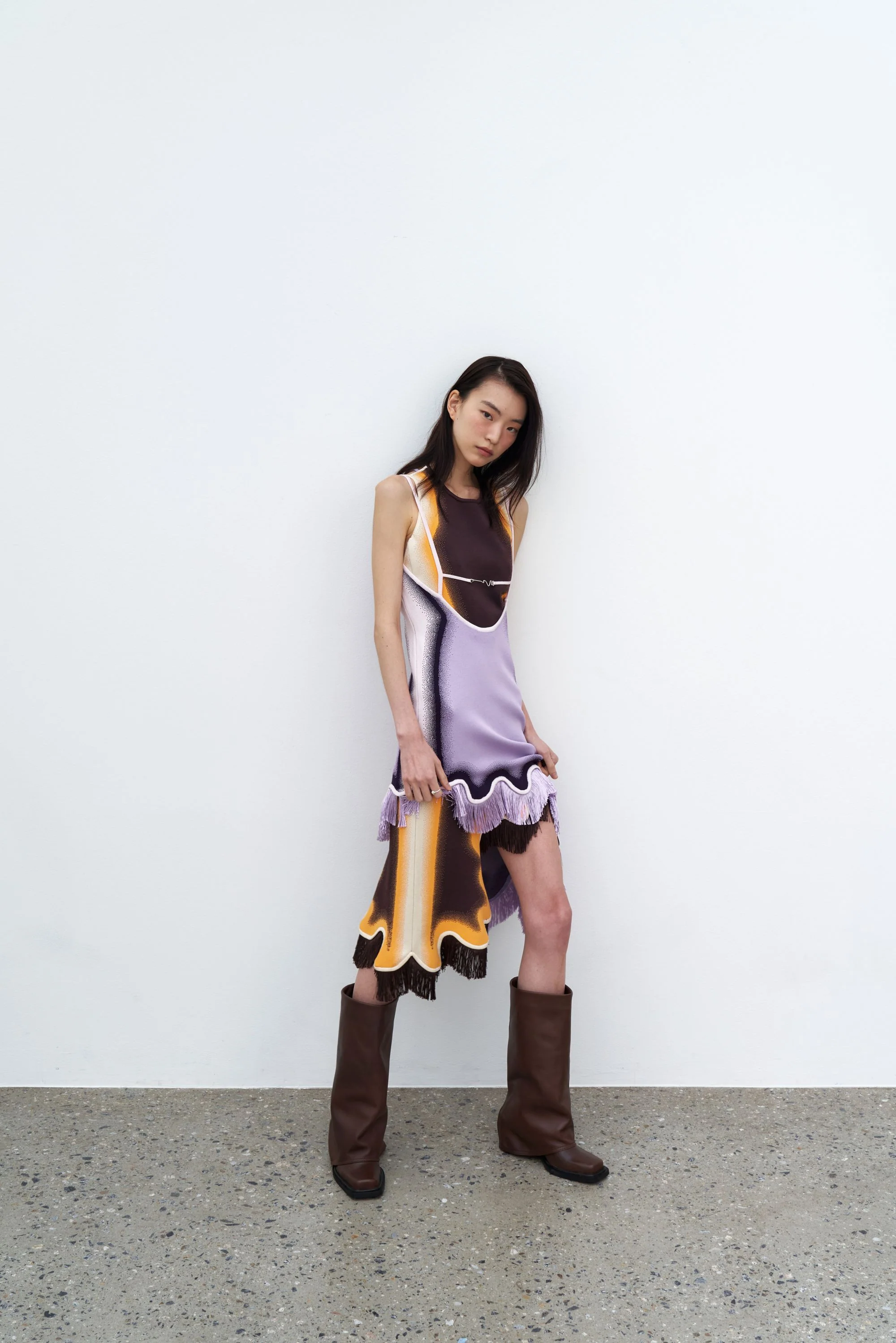 LOTUS SIGNATURE WAVY DRESS WITH OPEN BACK - Image 4