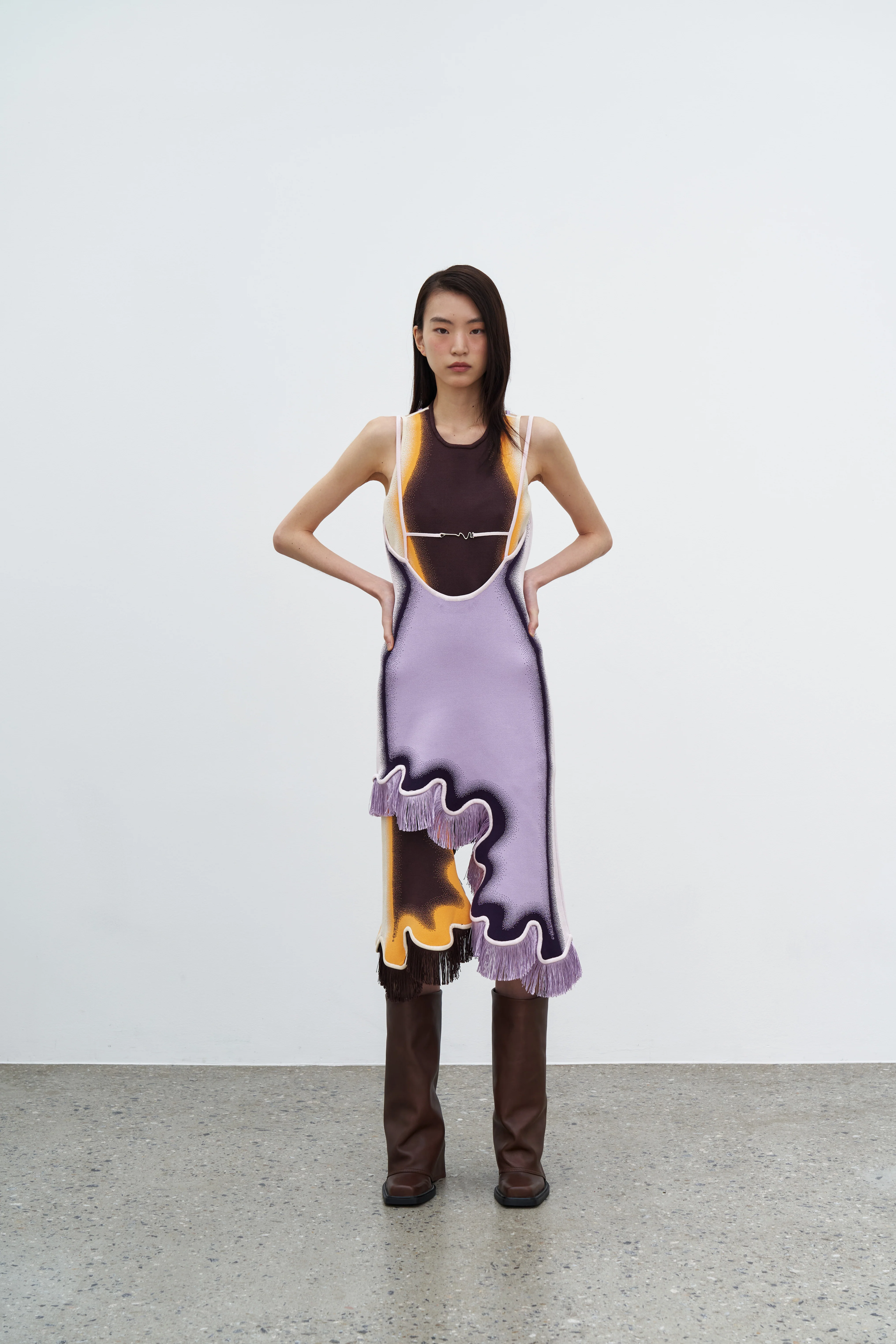 LOTUS SIGNATURE WAVY DRESS WITH OPEN BACK - Image 5