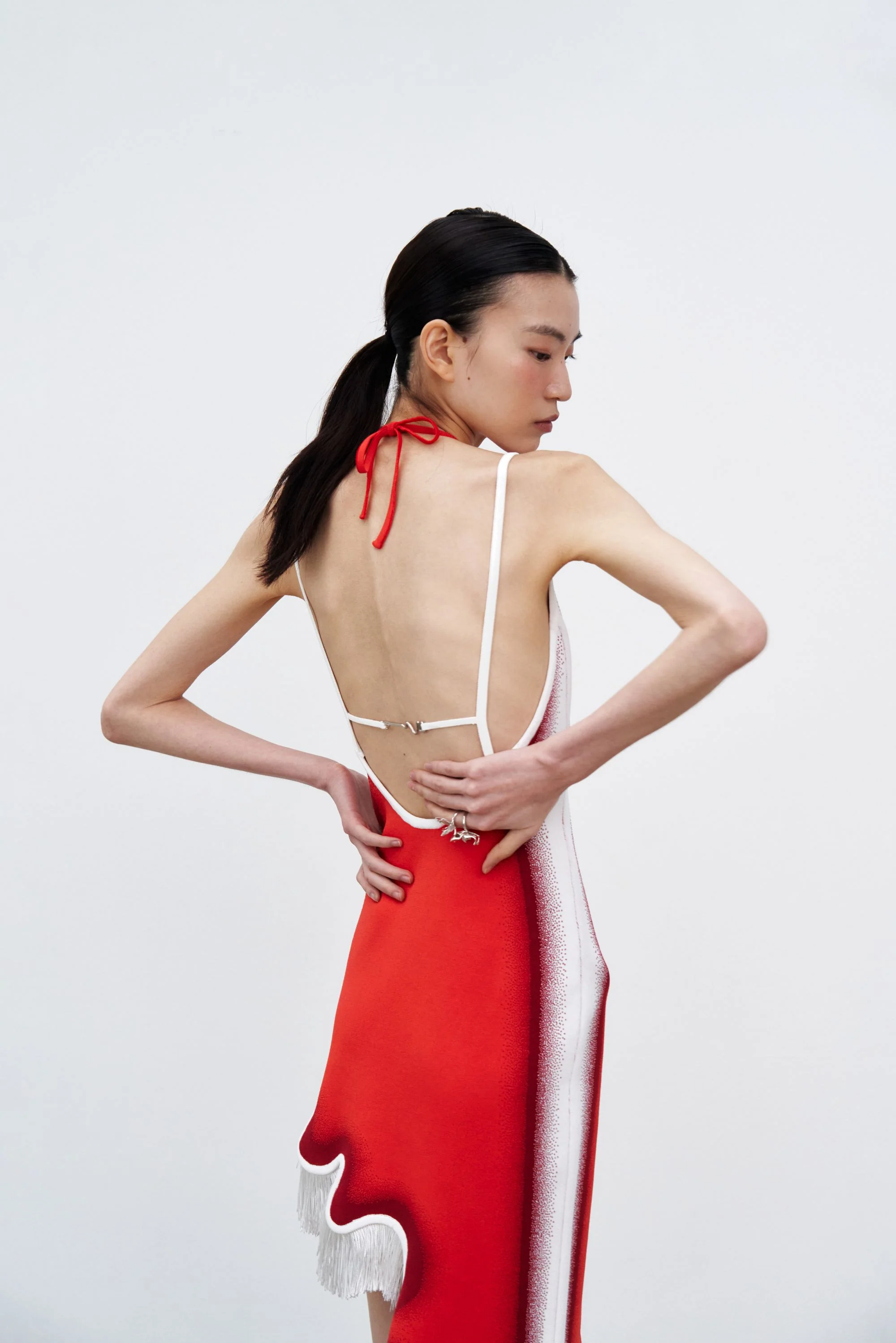 LOTUS SIGNATURE WAVY DRESS WITH OPEN BACK - Image 5
