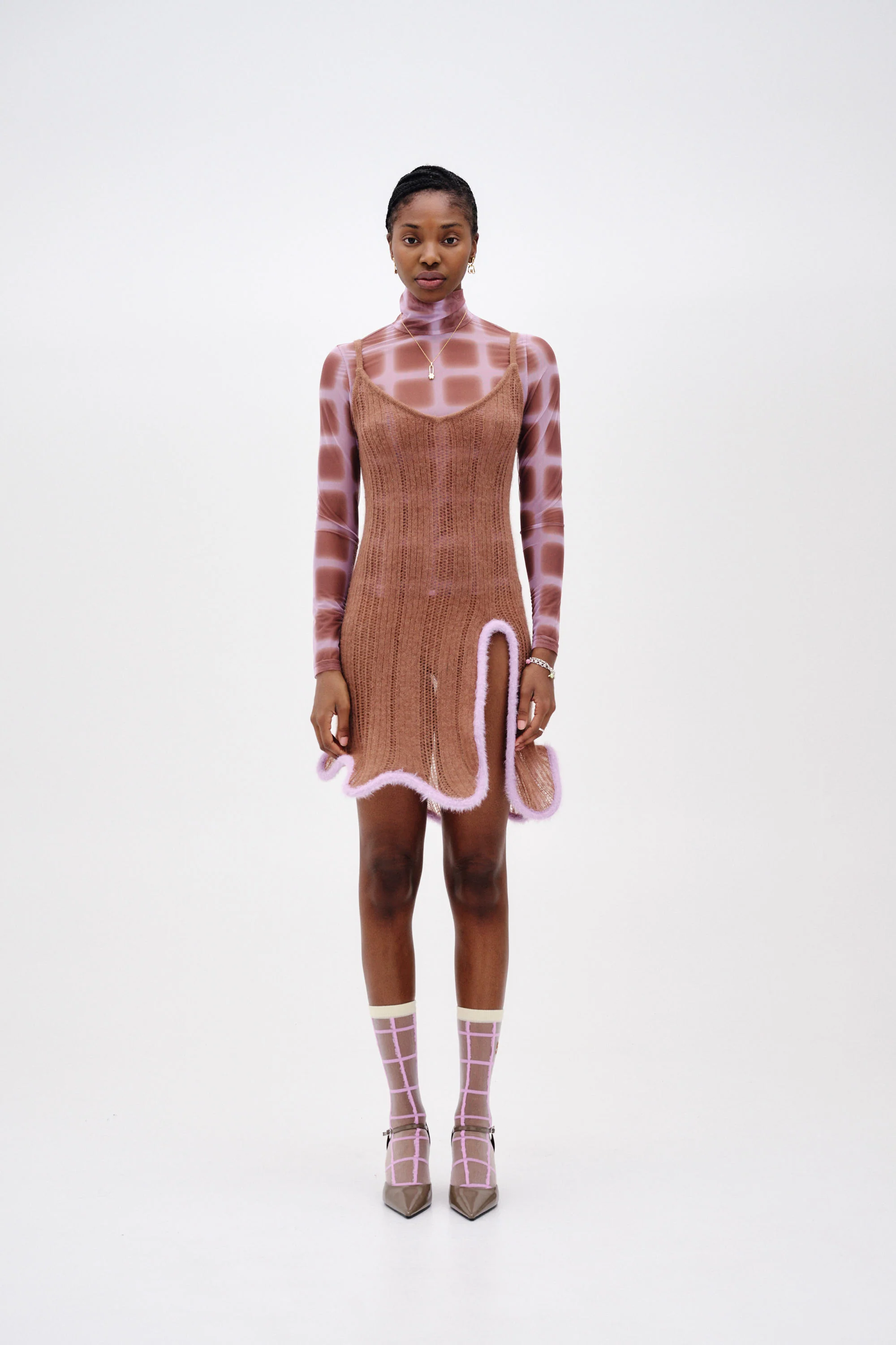 MALFOY ALPACA WAVY TANK DRESS - Image 3