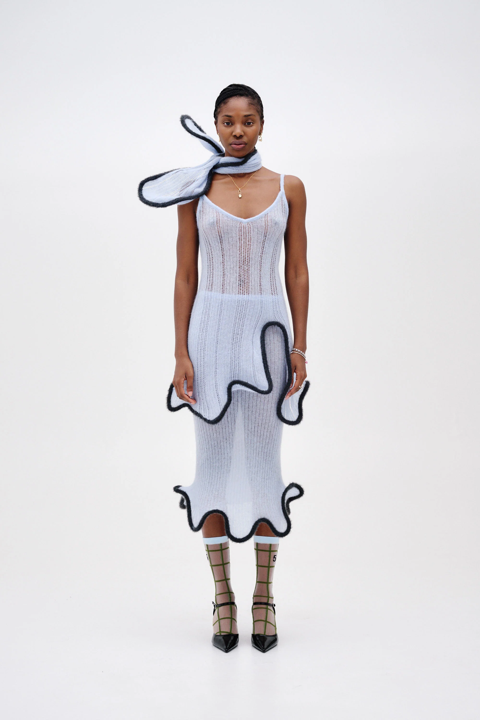 MALFOY ALPACA WAVY TANK DRESS - Image 3
