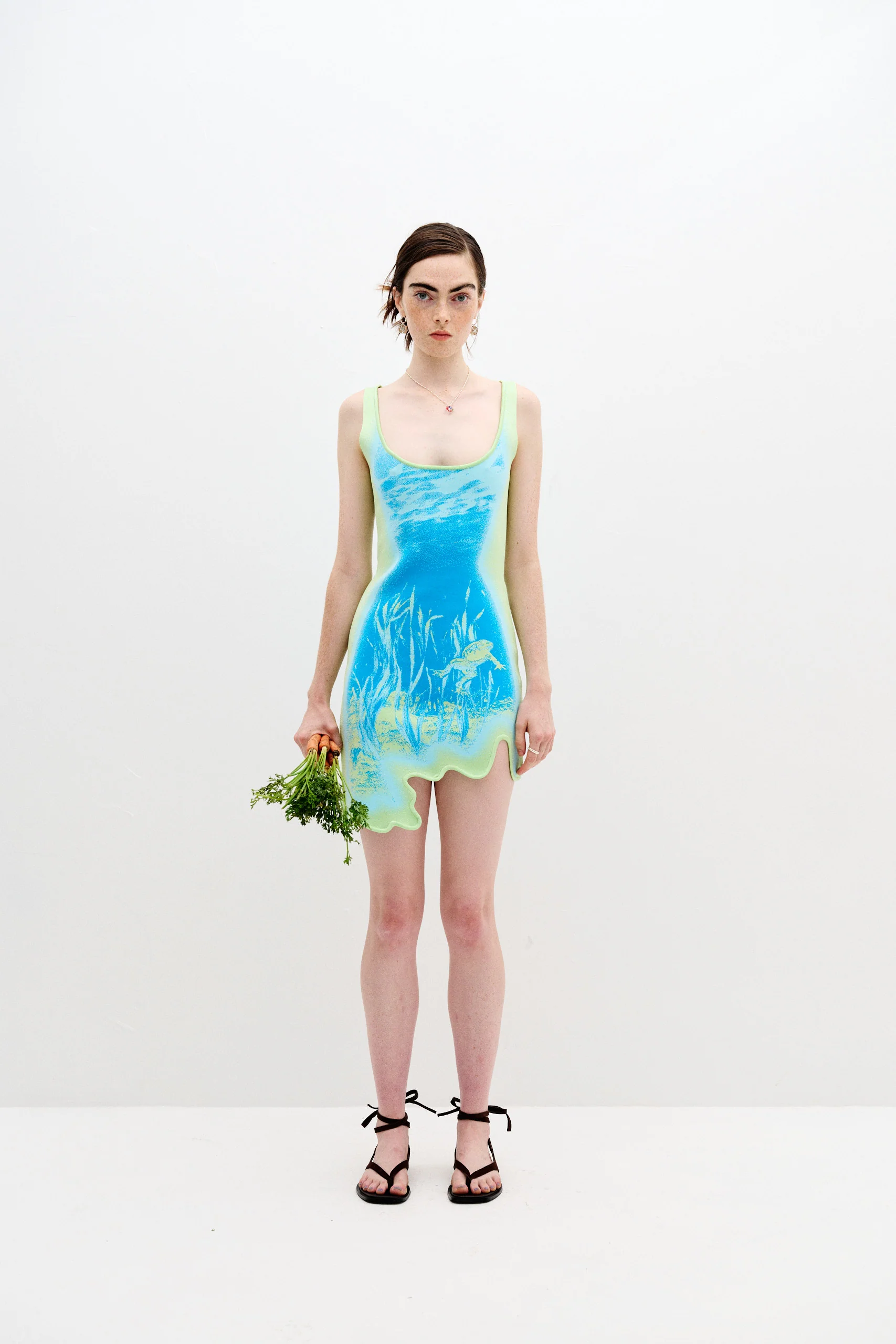 MAPLE REVERSIBLE MINI WAVY DRESS - Image 2