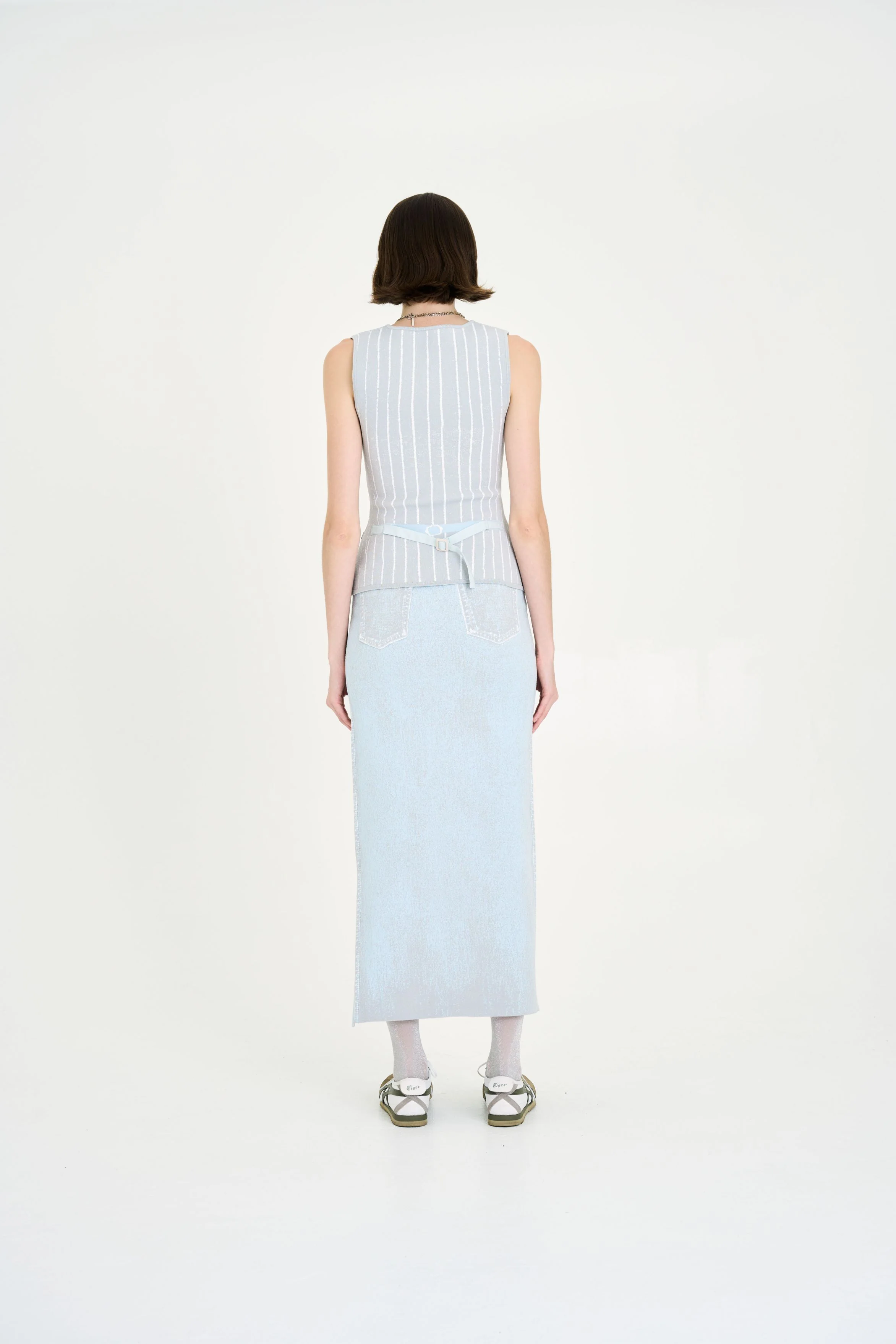 MARIGOLD DENIM PRINT VEST - Image 5