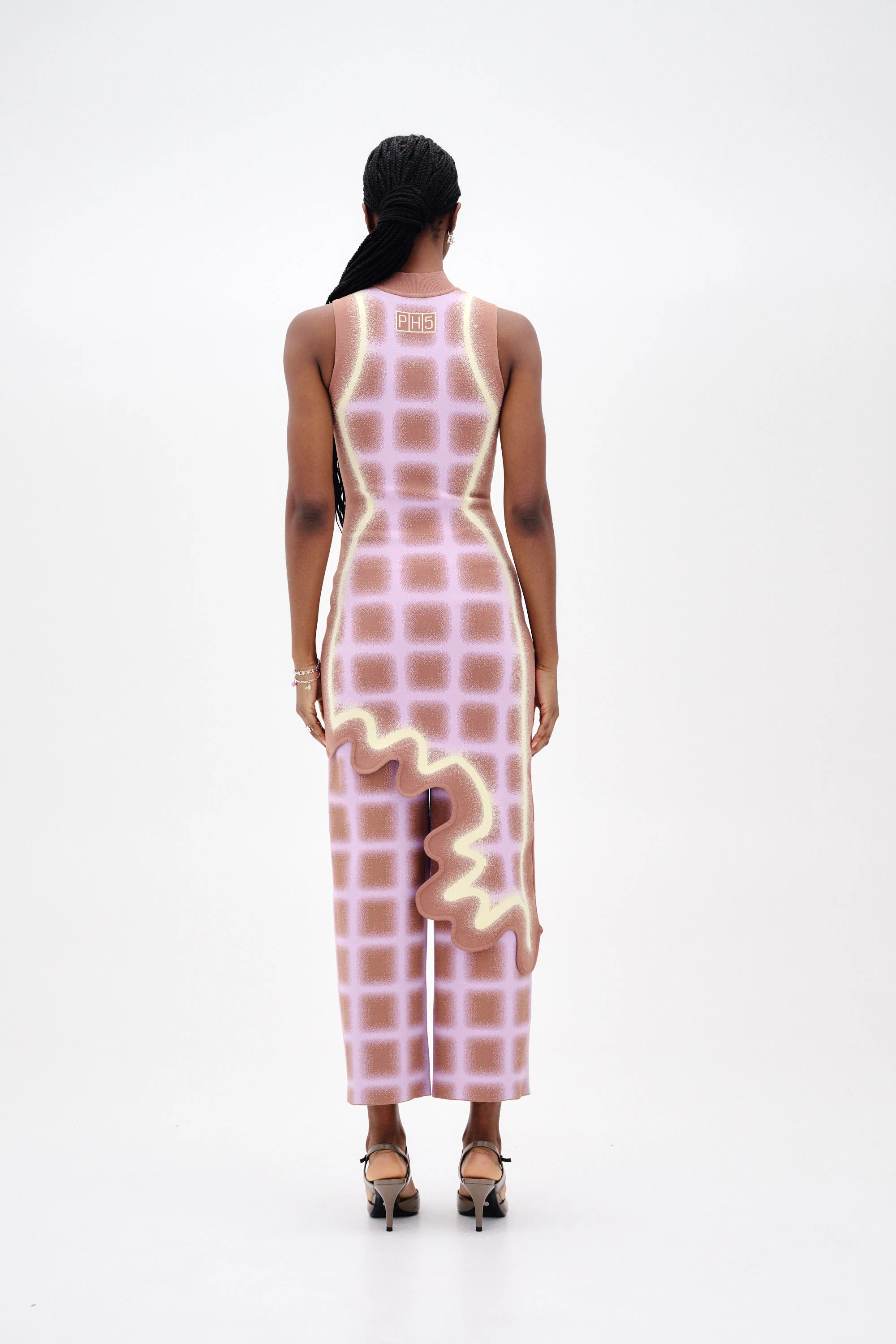 MIA WAVY PLAID DRESS - Image 3