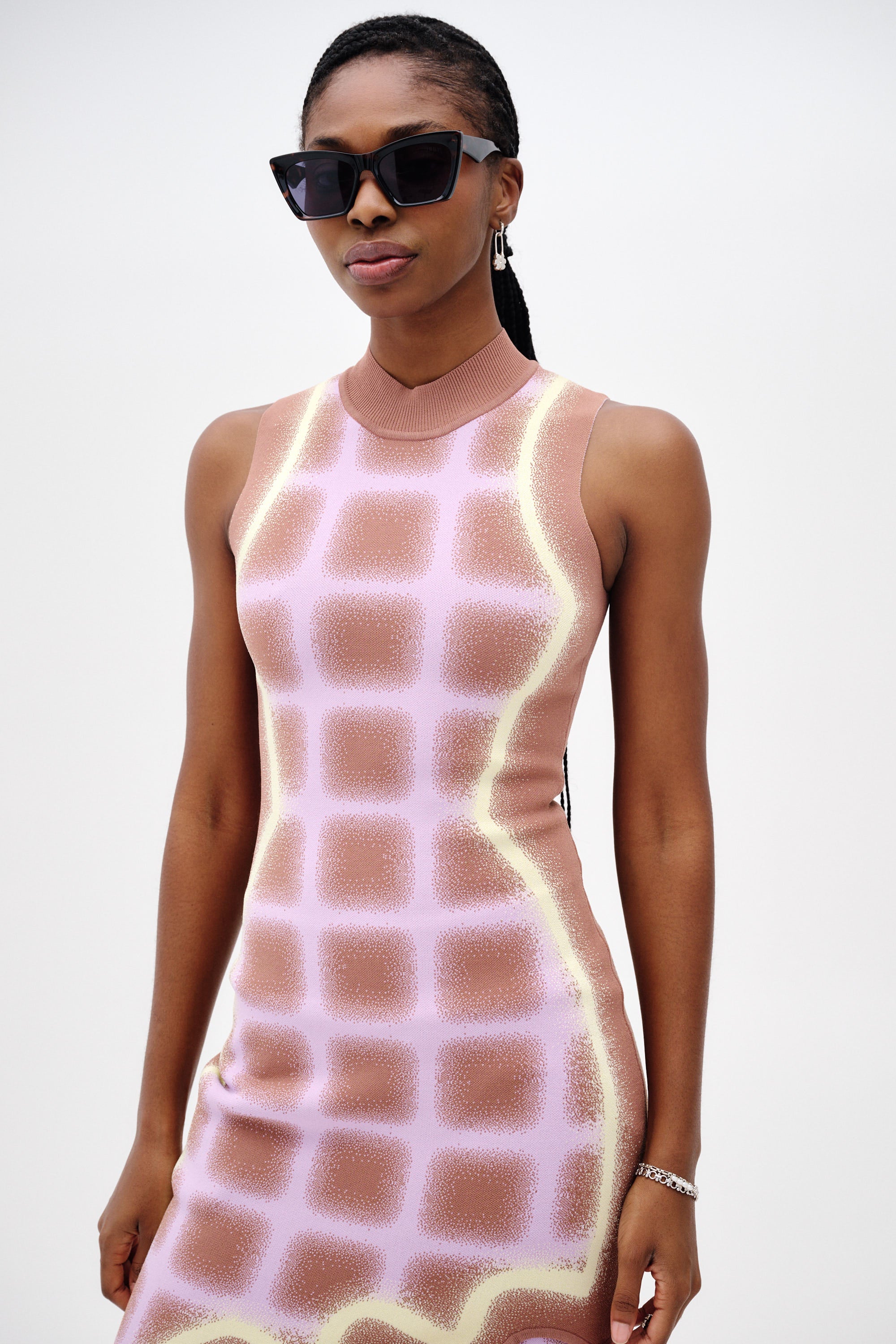 MIA WAVY PLAID DRESS - Image 5