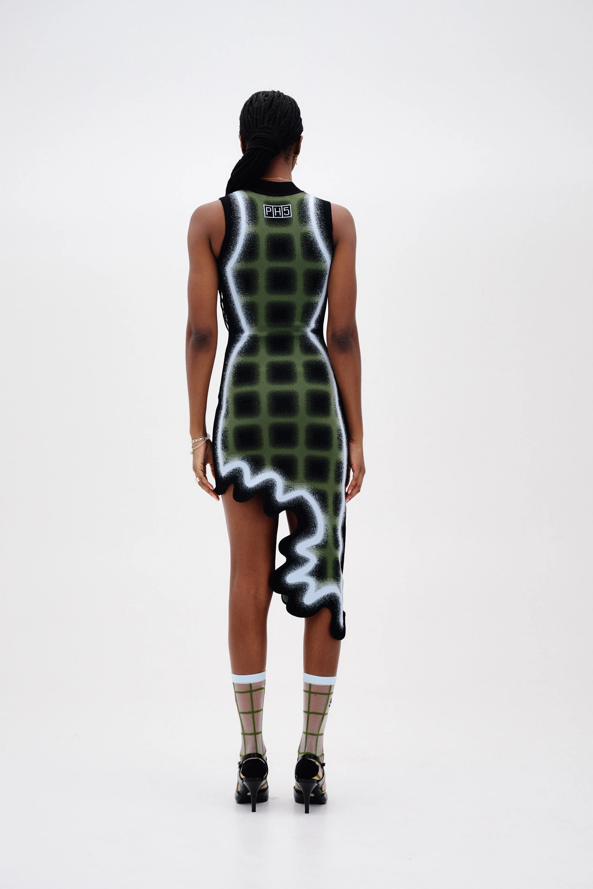 MIA WAVY PLAID DRESS - Image 3
