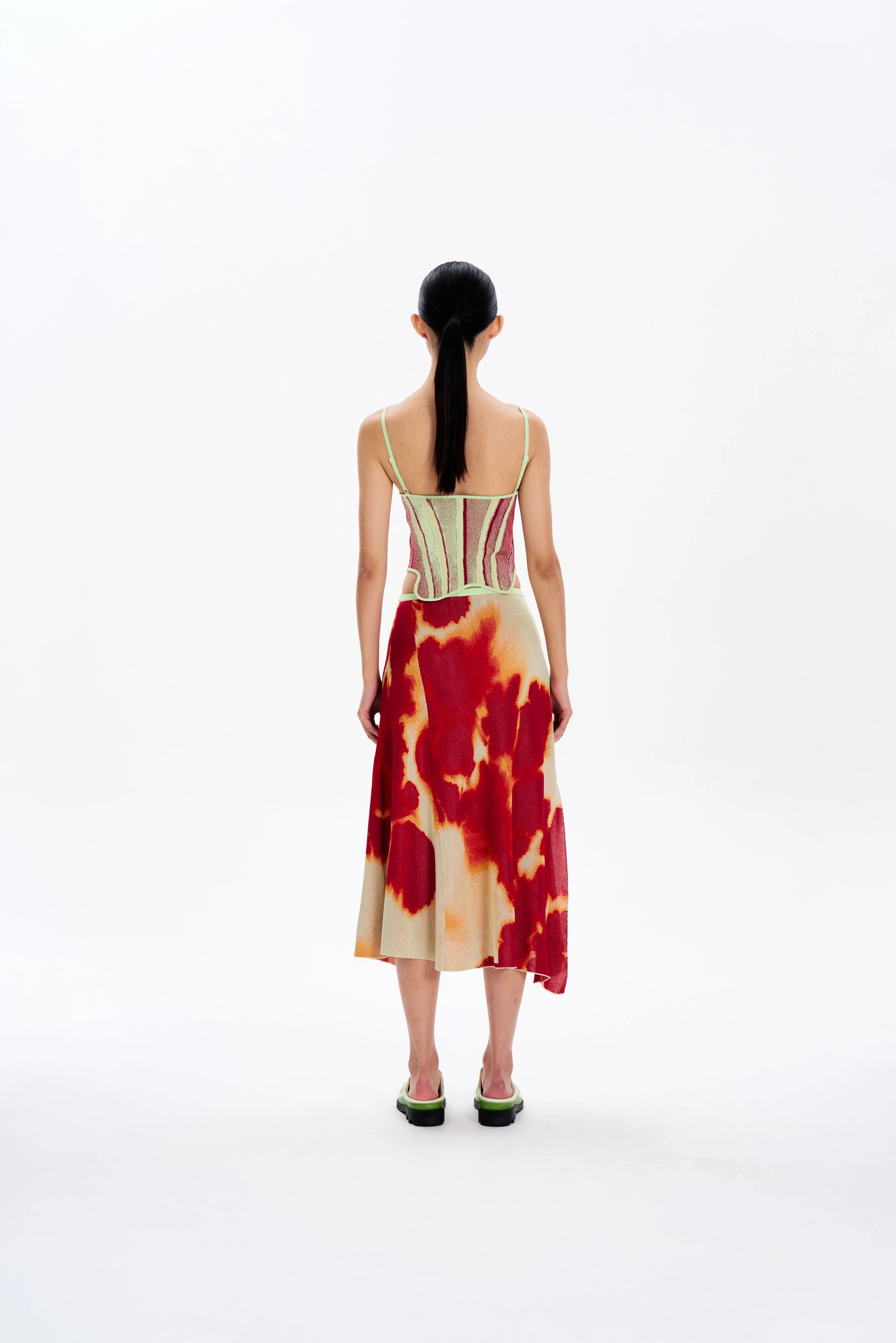 MILA DENIM PRINT TANK TOP - Image 4