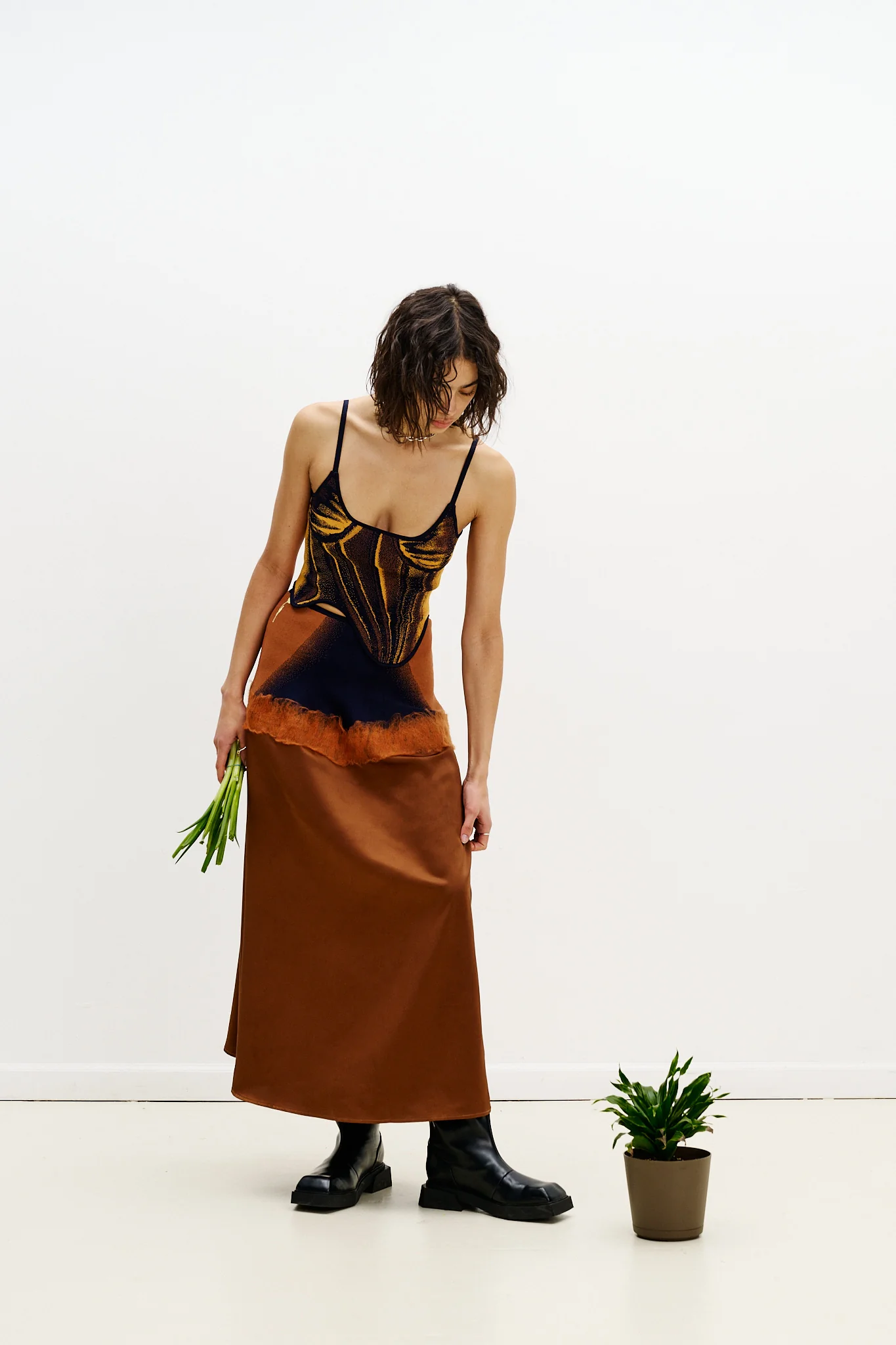 MILA DENIM PRINT TANK TOP - Image 5