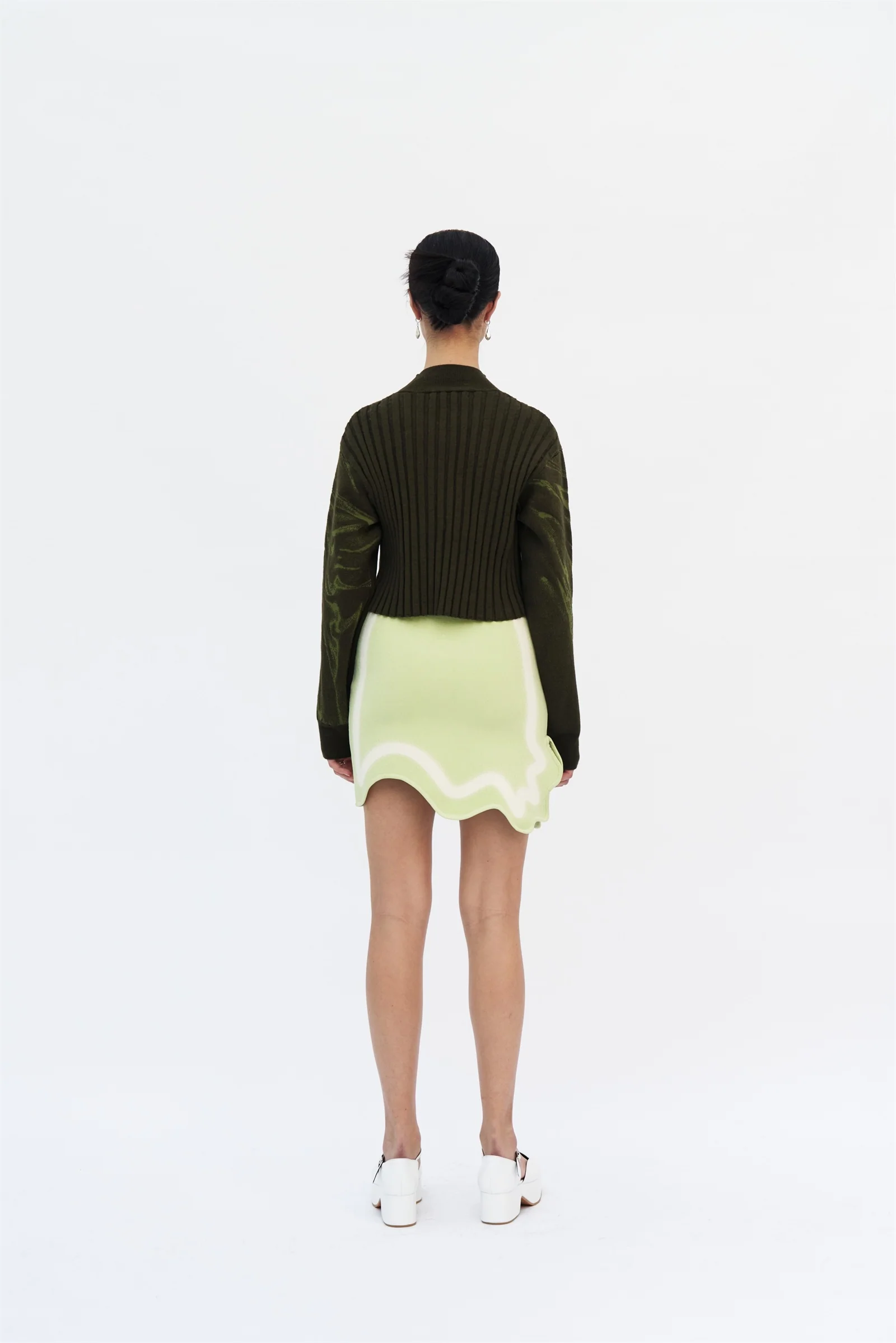 MISO RUCHED CASHMERE COTTON PULLOVER - Image 4