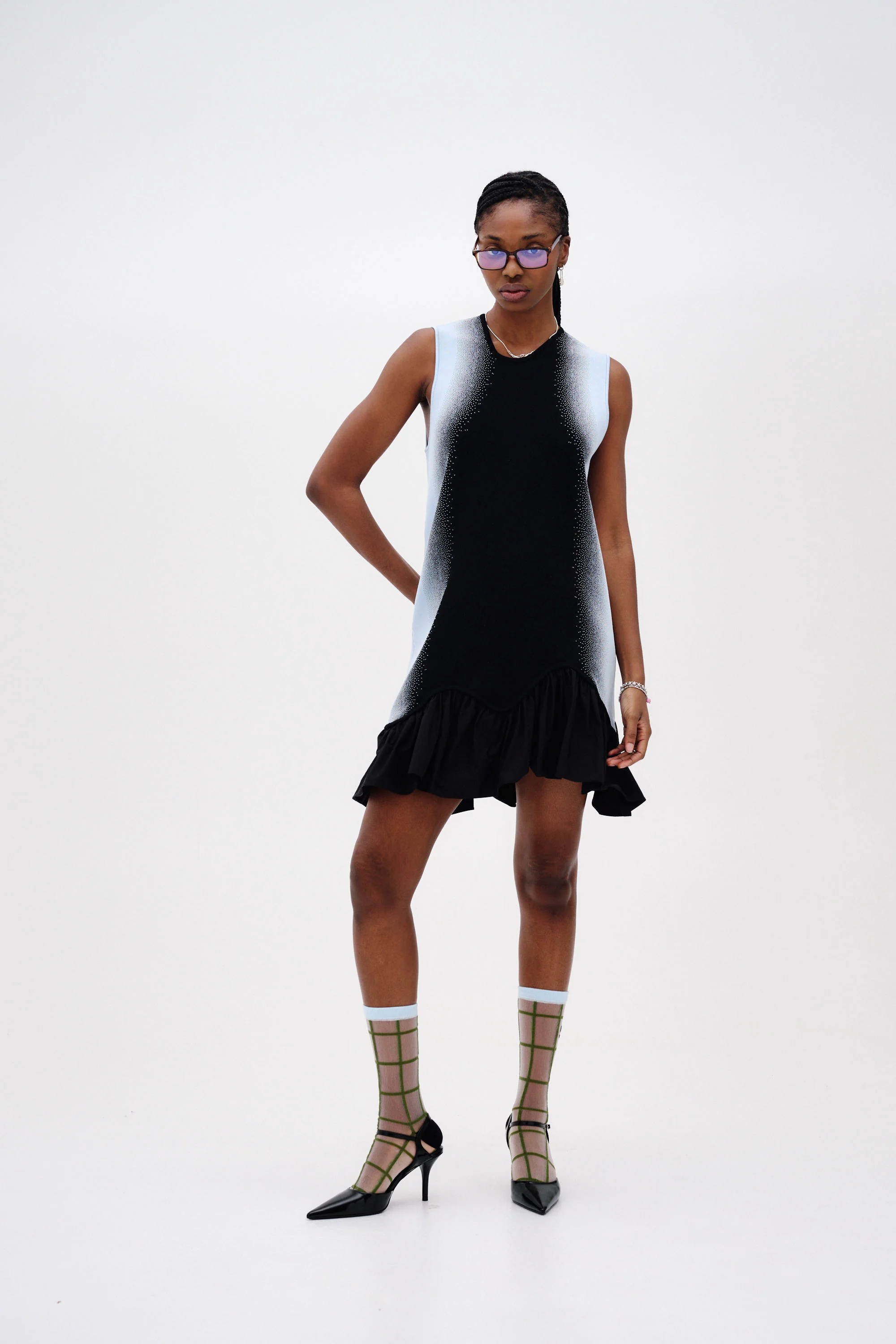 MOCHI MIXED MEDIA TANK DRESS - Image 2