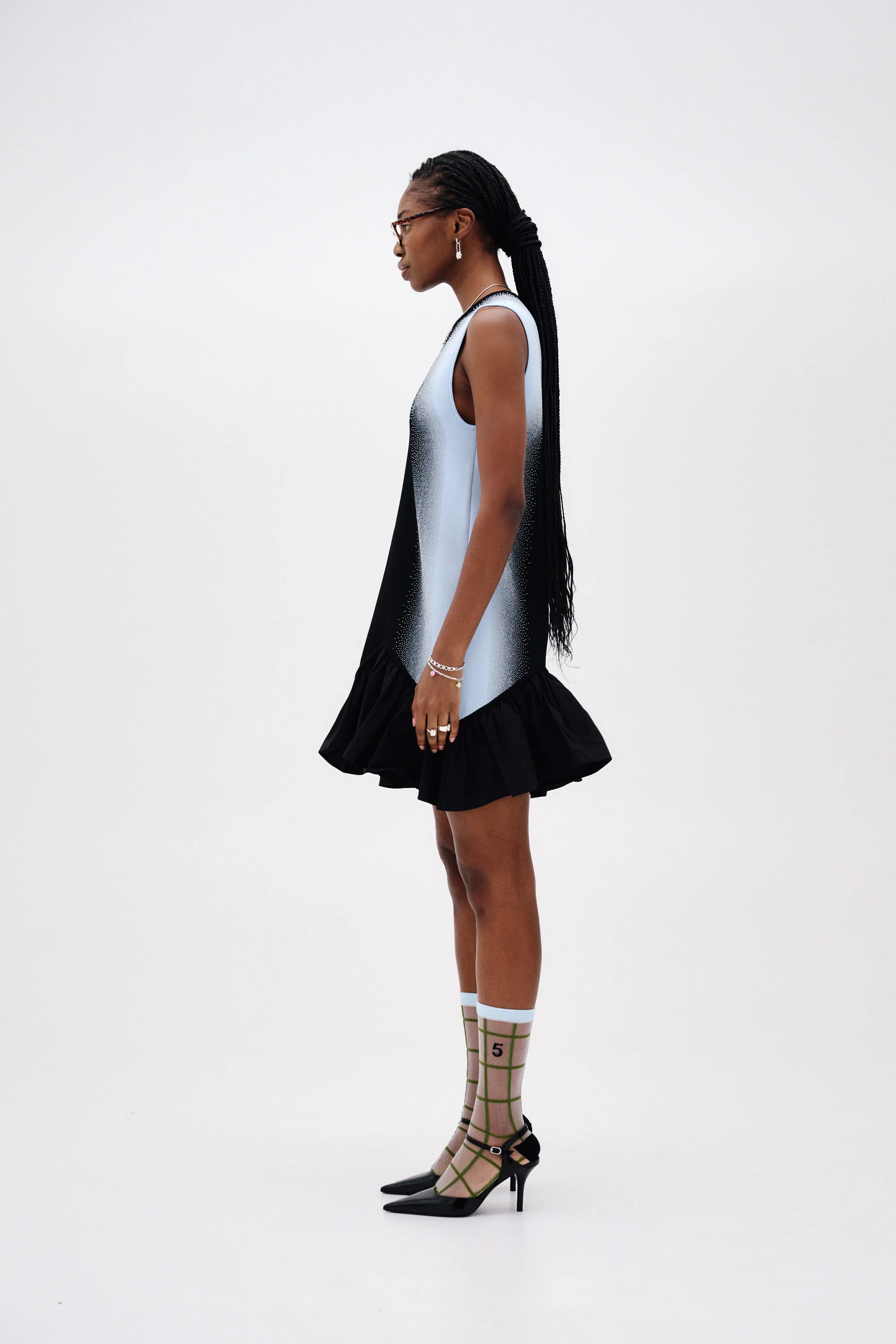 MOCHI MIXED MEDIA TANK DRESS - Image 3