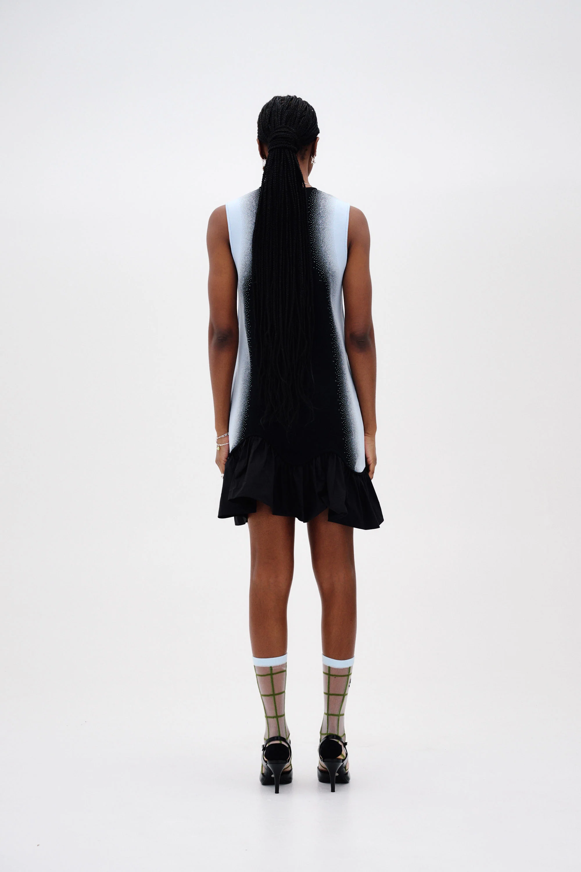 MOCHI MIXED MEDIA TANK DRESS - Image 4